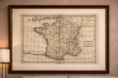 France at the Age of Enlightenment – Rigobert Bonne Antique Map, c.1780