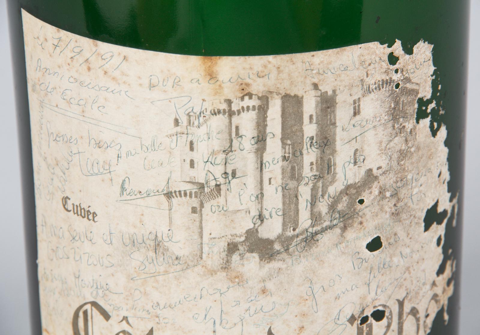 Late 20th Century France Cotes du Rhone Magnum Wine Bottle, 1991