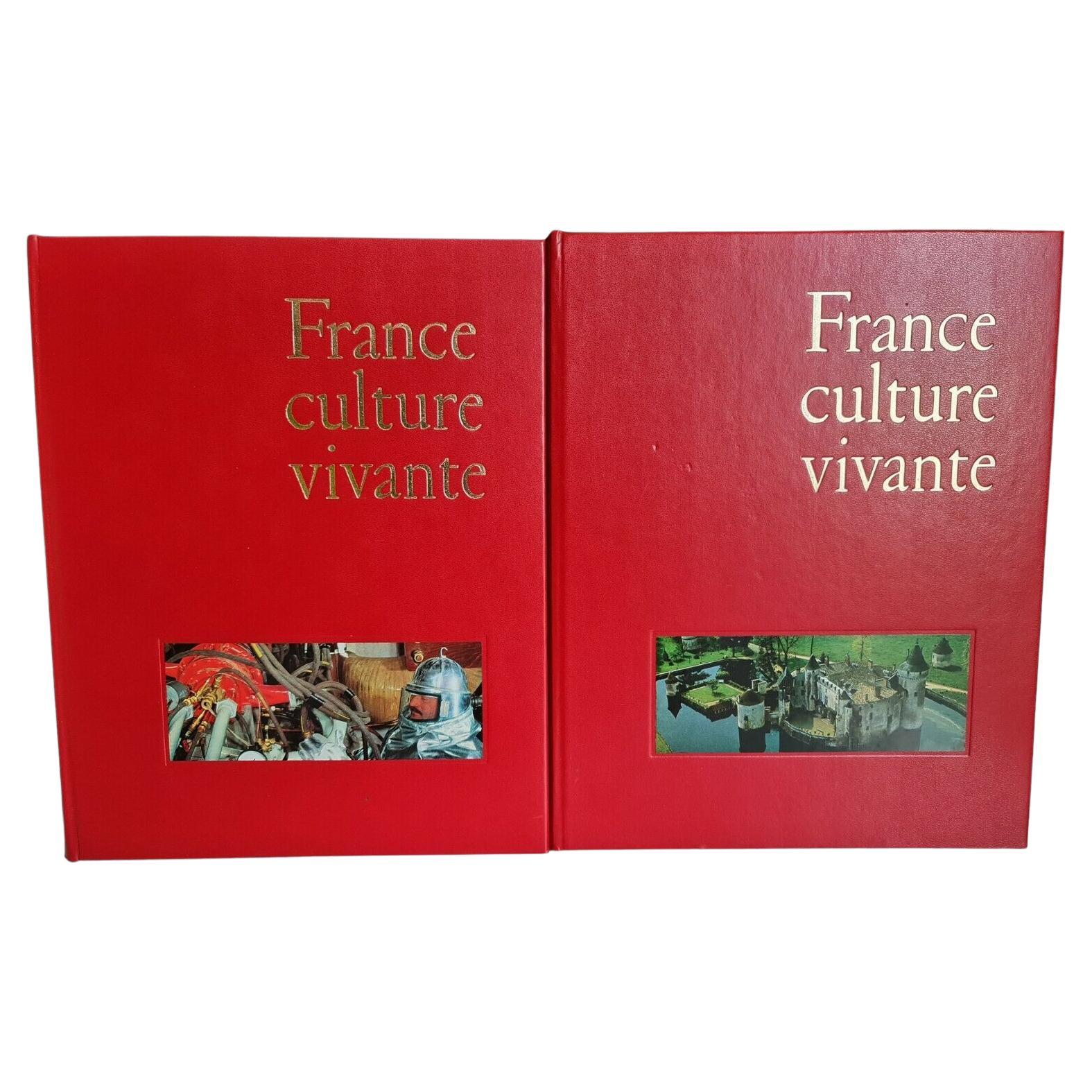 "France Culture Vivante" - Illustrierte Kunst- und Kulturbücher (1967)- 3Y17 im Angebot