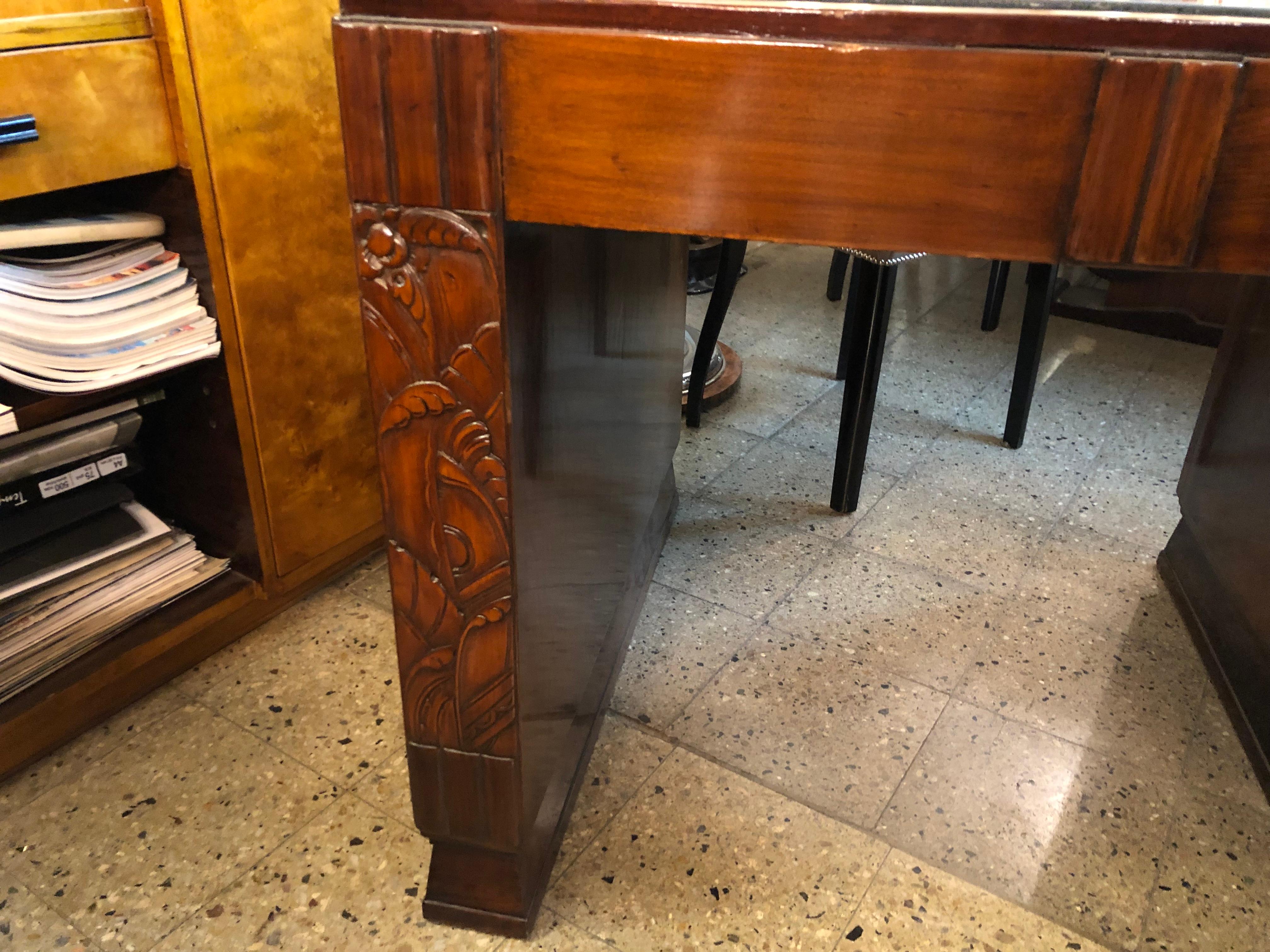 France Desk Art Deco, 1930, Material, Wood For Sale 3
