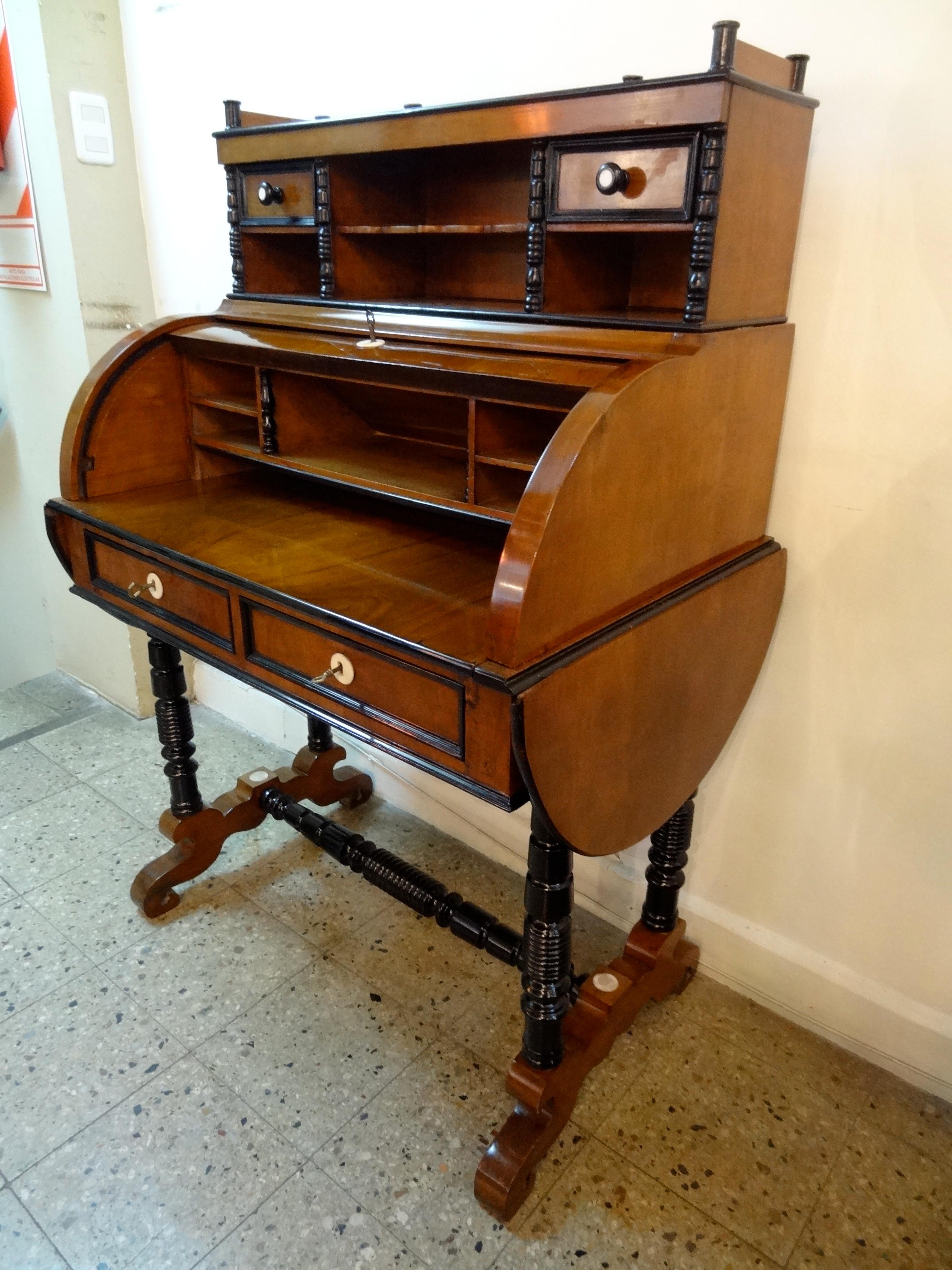 Mid-19th Century France Desk Style: Biedermeier, 1847 For Sale