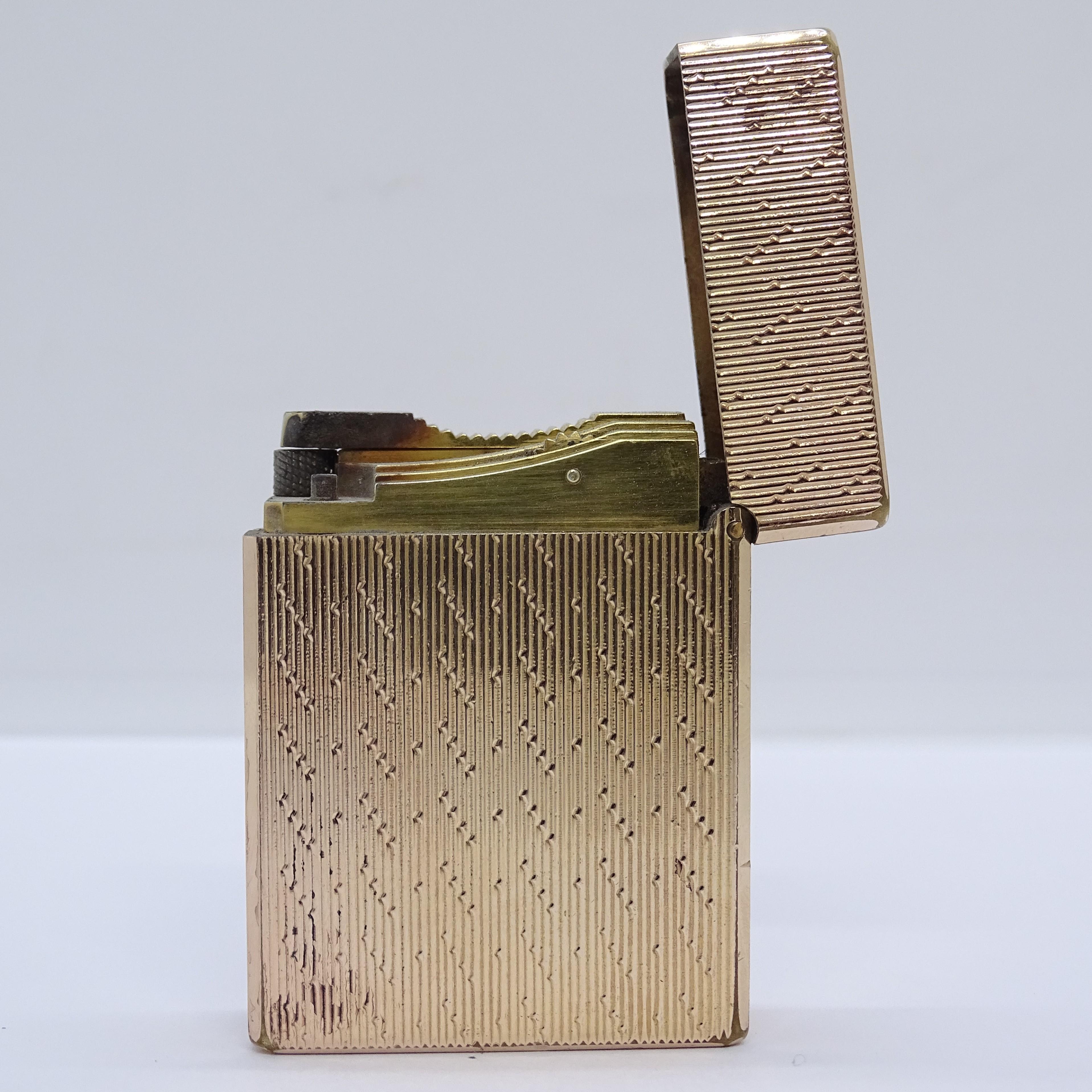 France  Dupont Line 1 lighter, gold plated, ff. 20th century For Sale 9