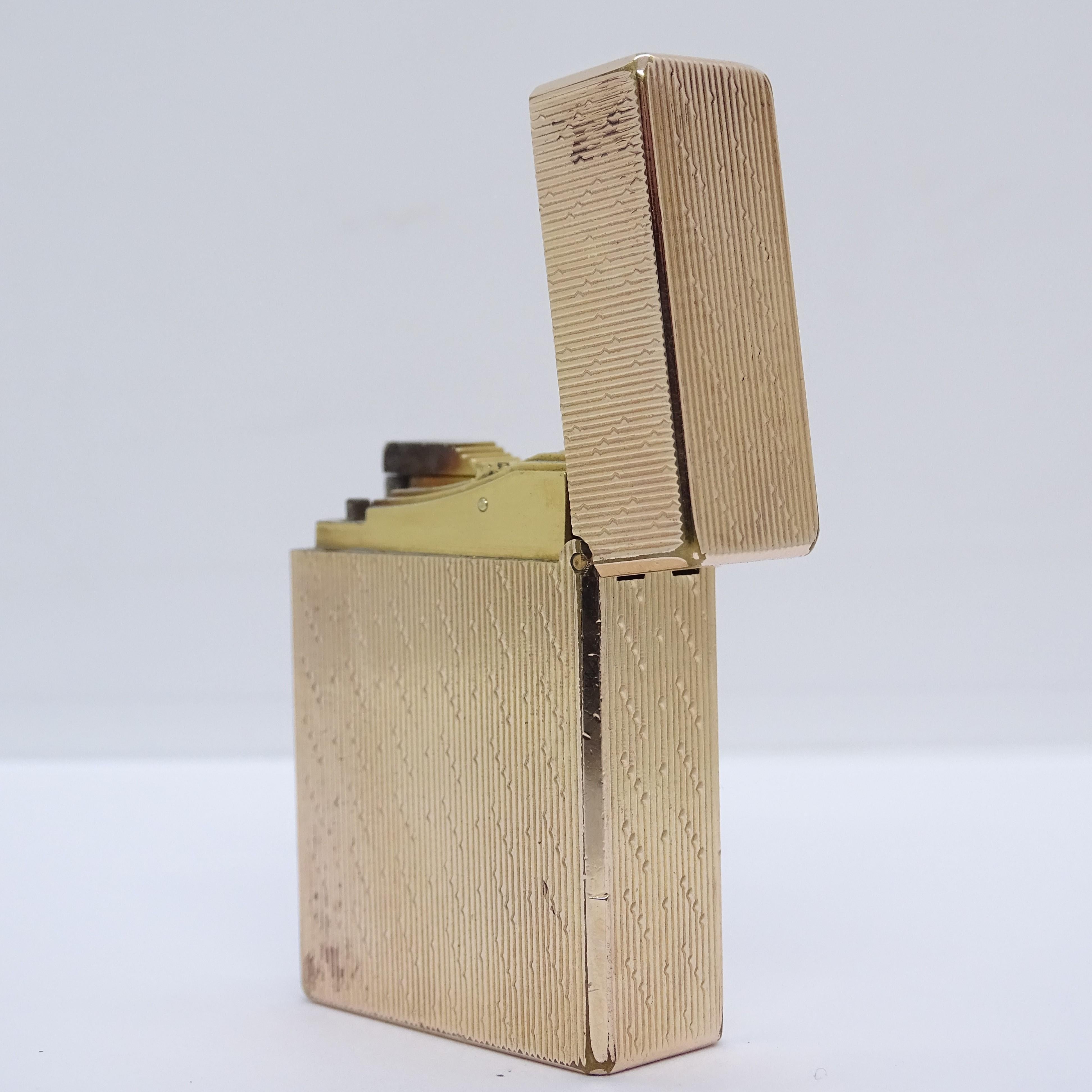 France  Dupont Line 1 lighter, gold plated, ff. 20th century For Sale 10