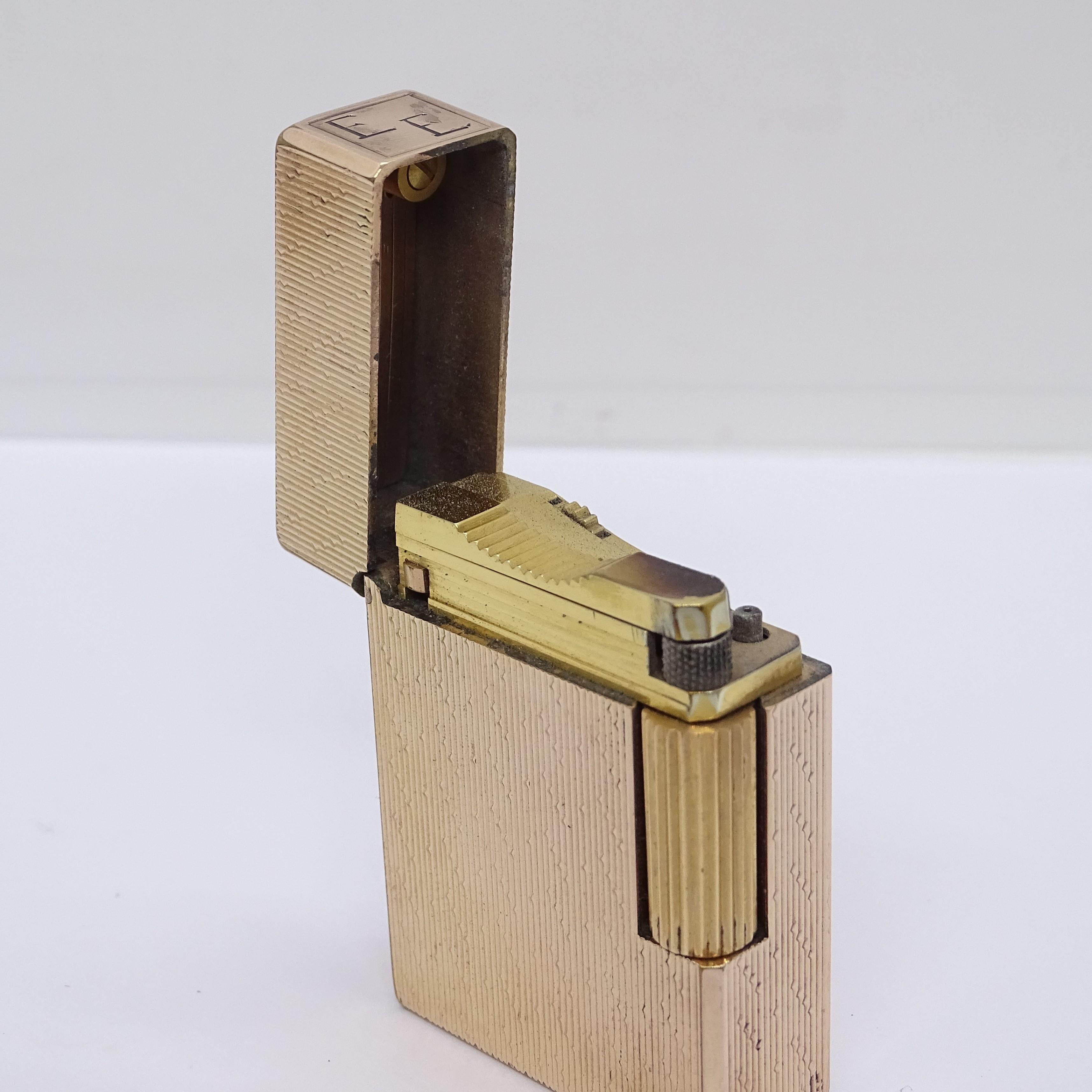 France  Dupont Line 1 lighter, gold plated, ff. 20th century For Sale 11