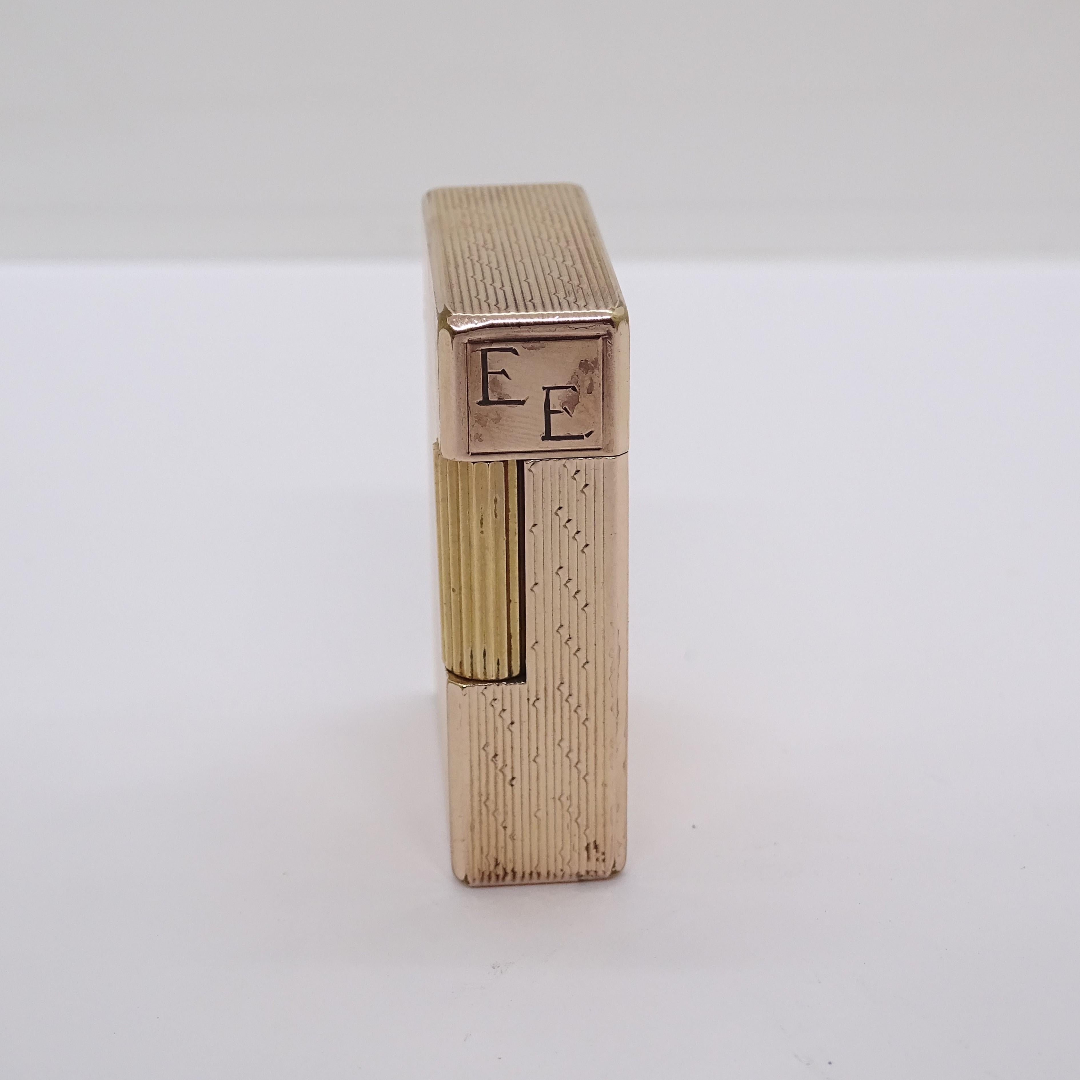 France  Dupont Line 1 lighter, gold plated, ff. 20th century For Sale 12