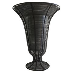 France, Iron Wire Minimalist Vase and Planter Bowl