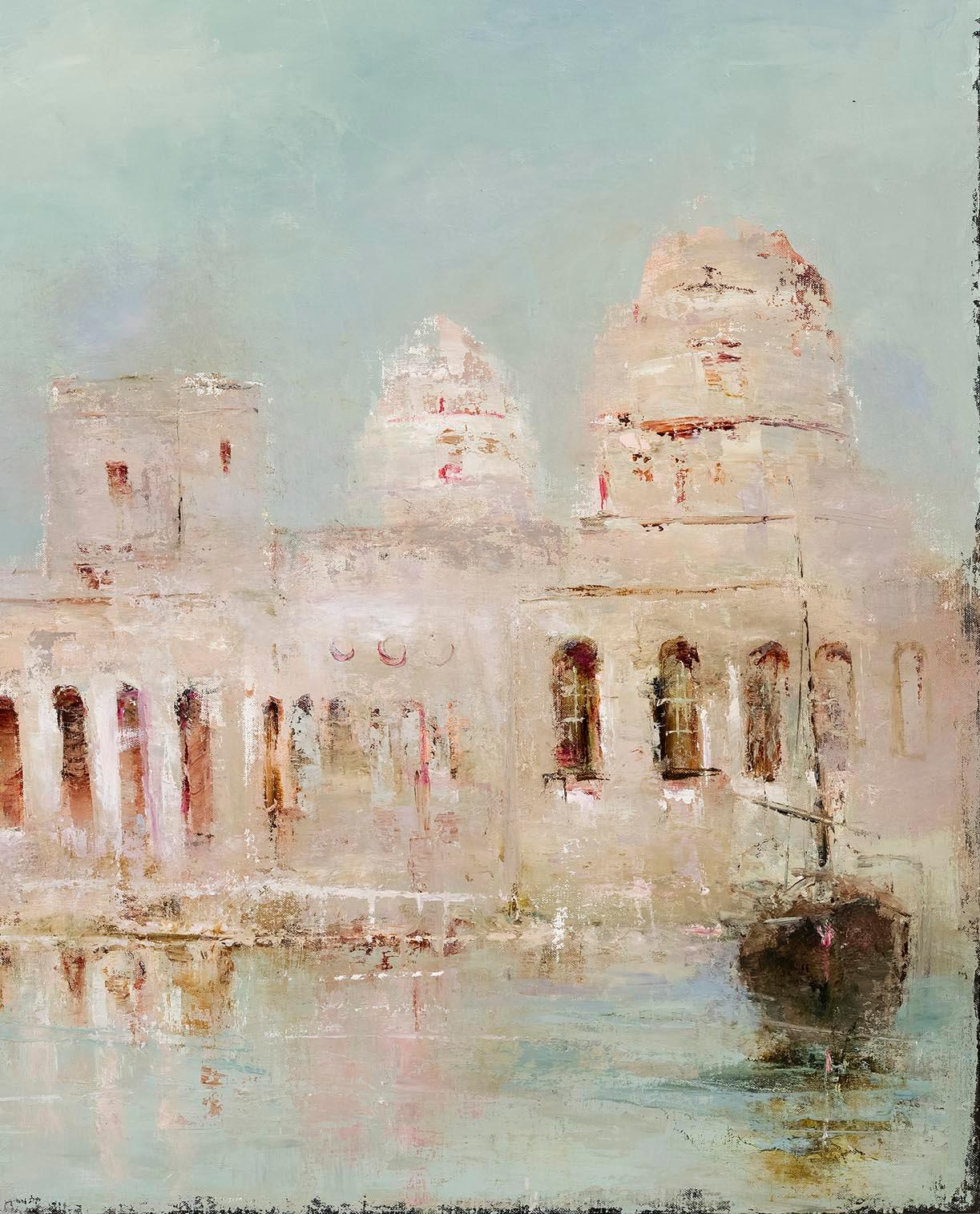 Dreams Browse From the Shore - Impressionist Painting by France Jodoin