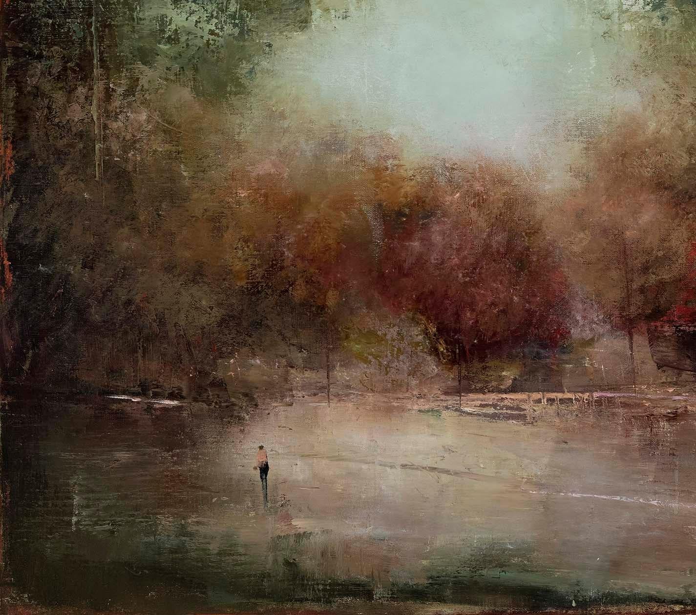 Such Wisdom in the Agitated Motions of the Winds - Painting by France Jodoin