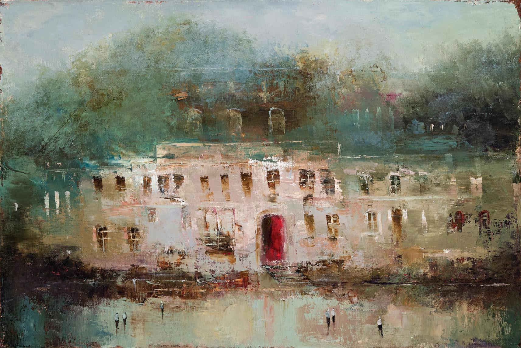 France Jodoin Landscape Painting - To See the Summer Sky is Poetry