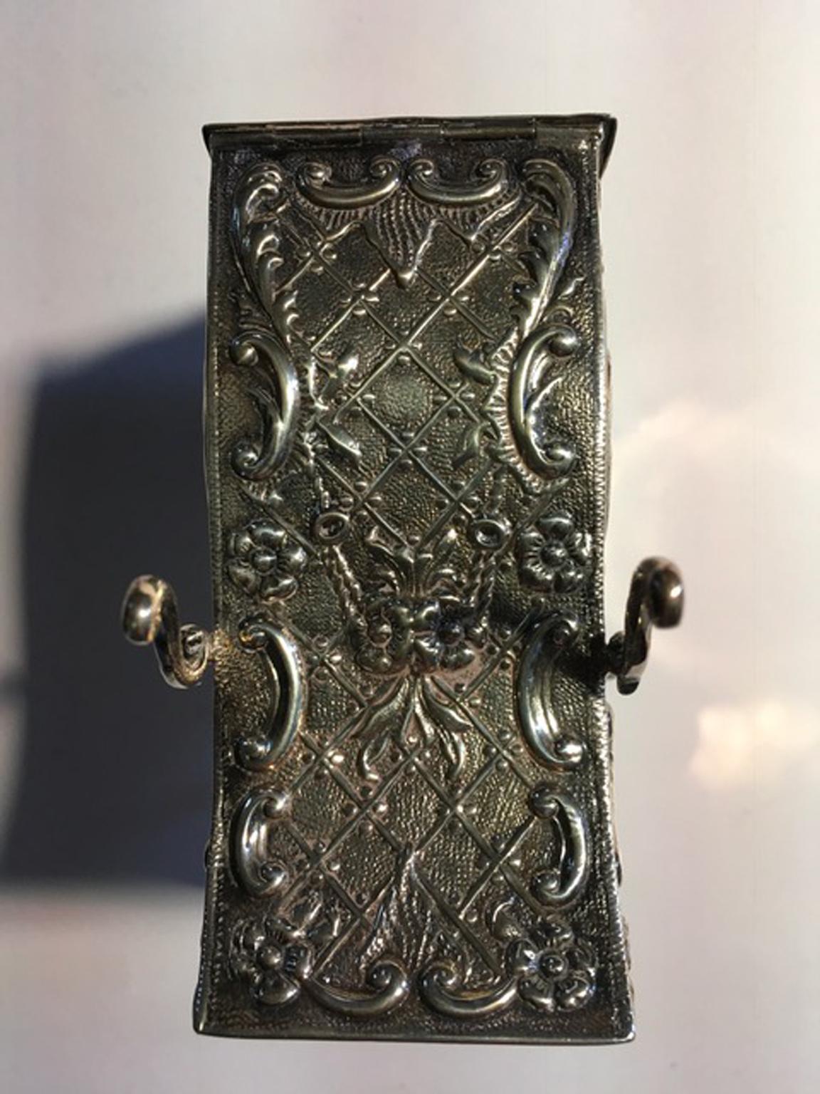 France Late 18th Century Baroque Silver Box For Sale 7