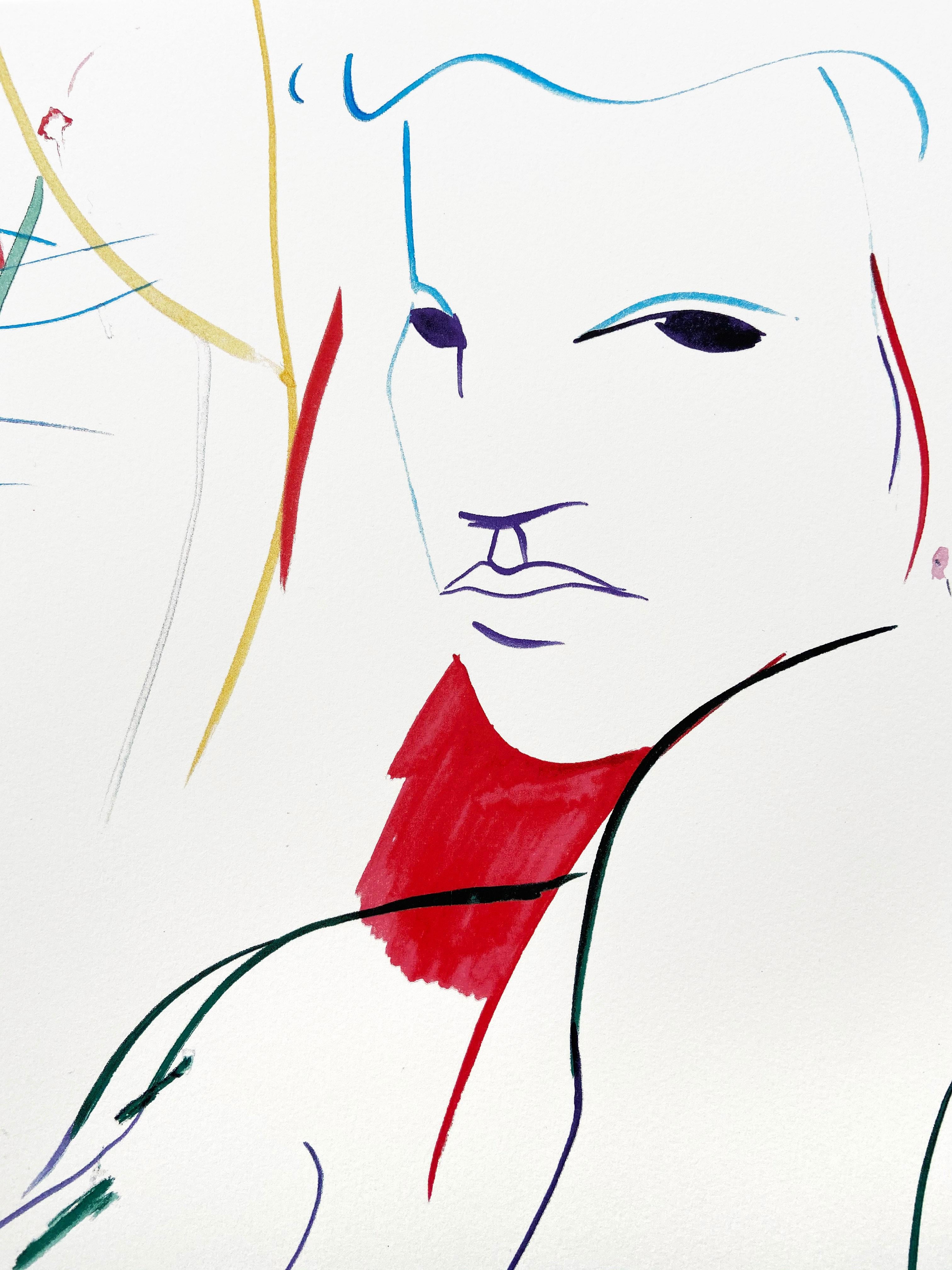 Frankreich France-Lise McGurn, Traumkörper und Bronco, britische zeitgenössische Kunst, signierter Druck 1