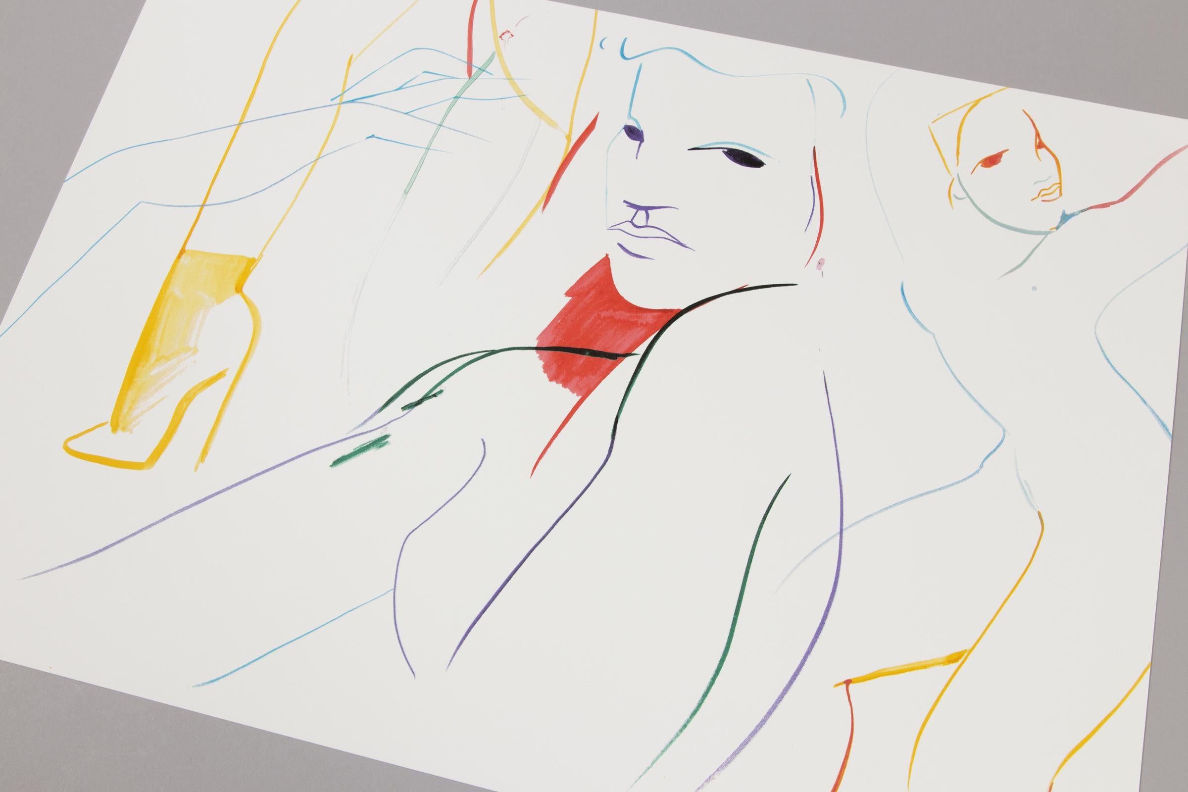 France-Lise McGurn, Cuerpo de ensueño y Bronco, Arte contemporáneo británico, Impresión firmada en venta 1