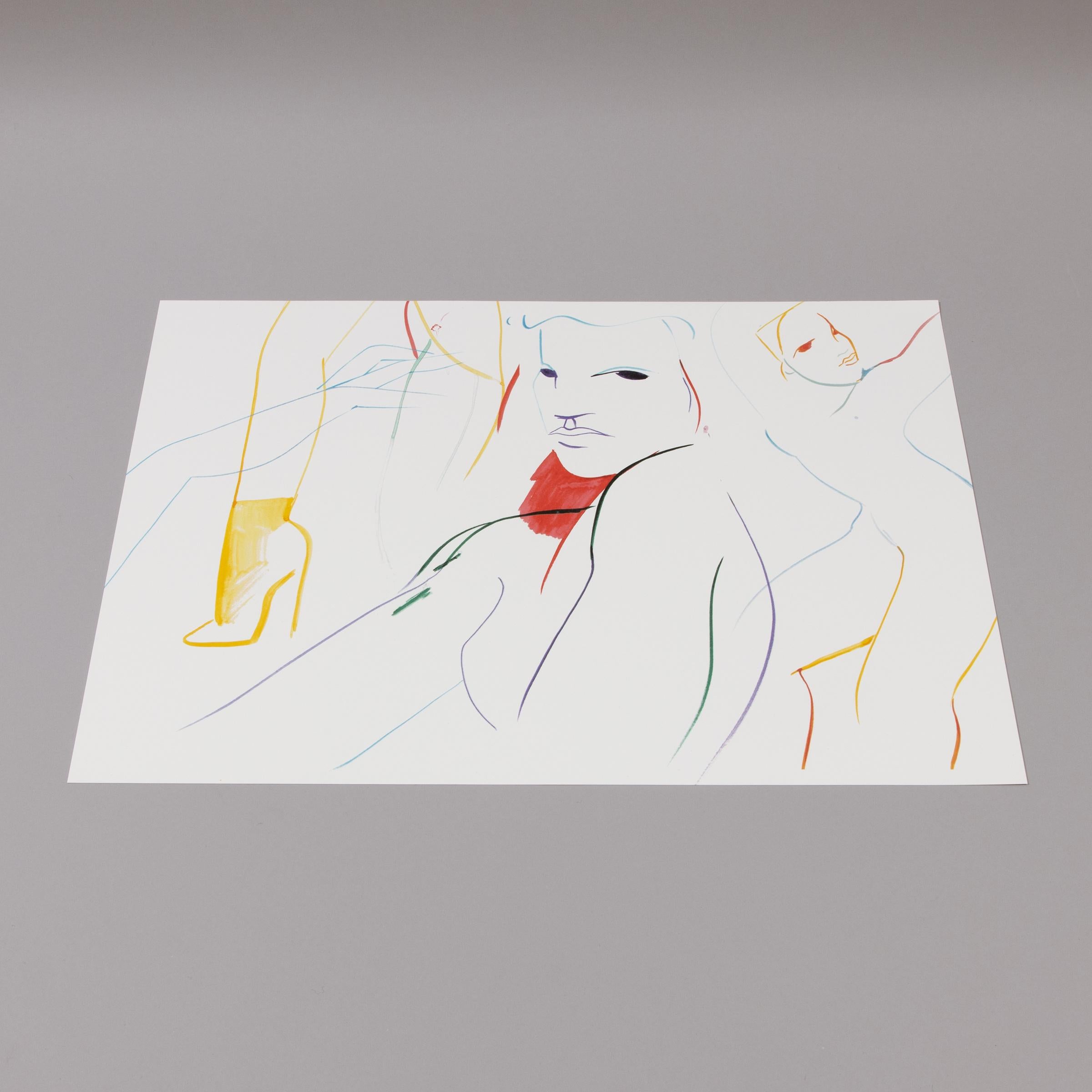 France-Lise McGurn, Cuerpo de ensueño y Bronco, Arte contemporáneo británico, Impresión firmada en venta 3