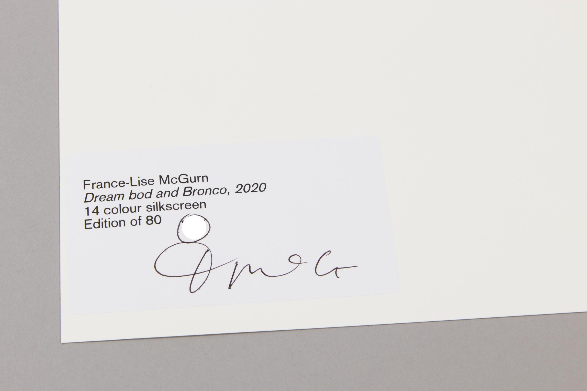 France-Lise McGurn, Cuerpo de ensueño y Bronco, Arte contemporáneo británico, Impresión firmada en venta 4