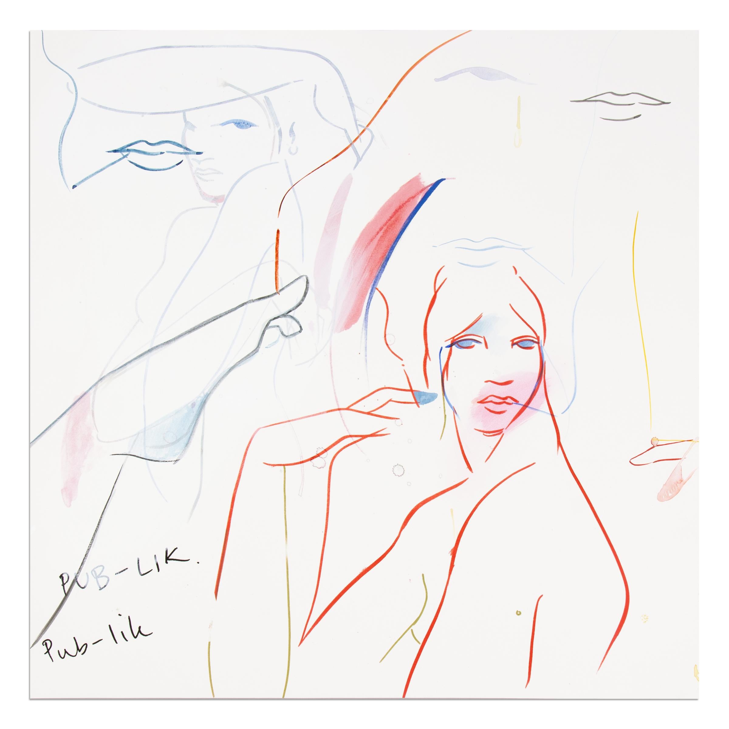 France-Lise McGurn (británica, nacida en 1983)
En Pub-Lik, 2021
Técnica: Pintura sobre base serigráfica, sobre papel
Dimensiones: 60 cm x 60 cm
Edición de 10 (con la misma base serigráfica): Firmada a mano, titulada, numerada y fechada
Estado: Menta