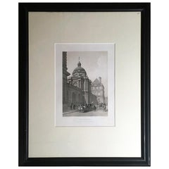 Frankreich Mitte des 19. Jahrhunderts Paris Schwarzweißdruck auf Papier