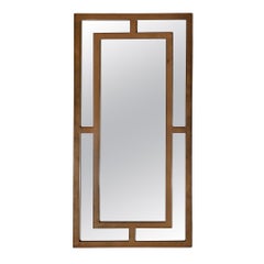 France Mirror Gold Powder-Coated Iron by CuratedKravet