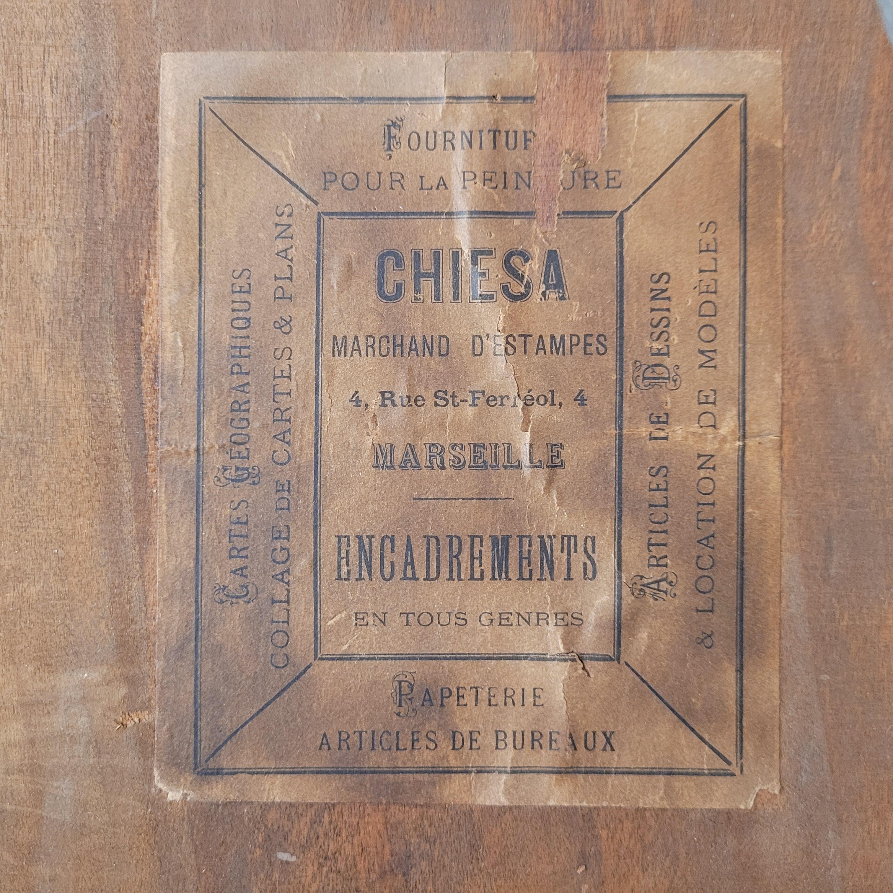 Ölgemälde auf Tafel Marina, Französische Schule, Frankreich im Angebot 12