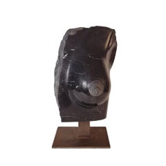 France sculpture "Female Torso", Belgian marble, signed J.J.M. Francia