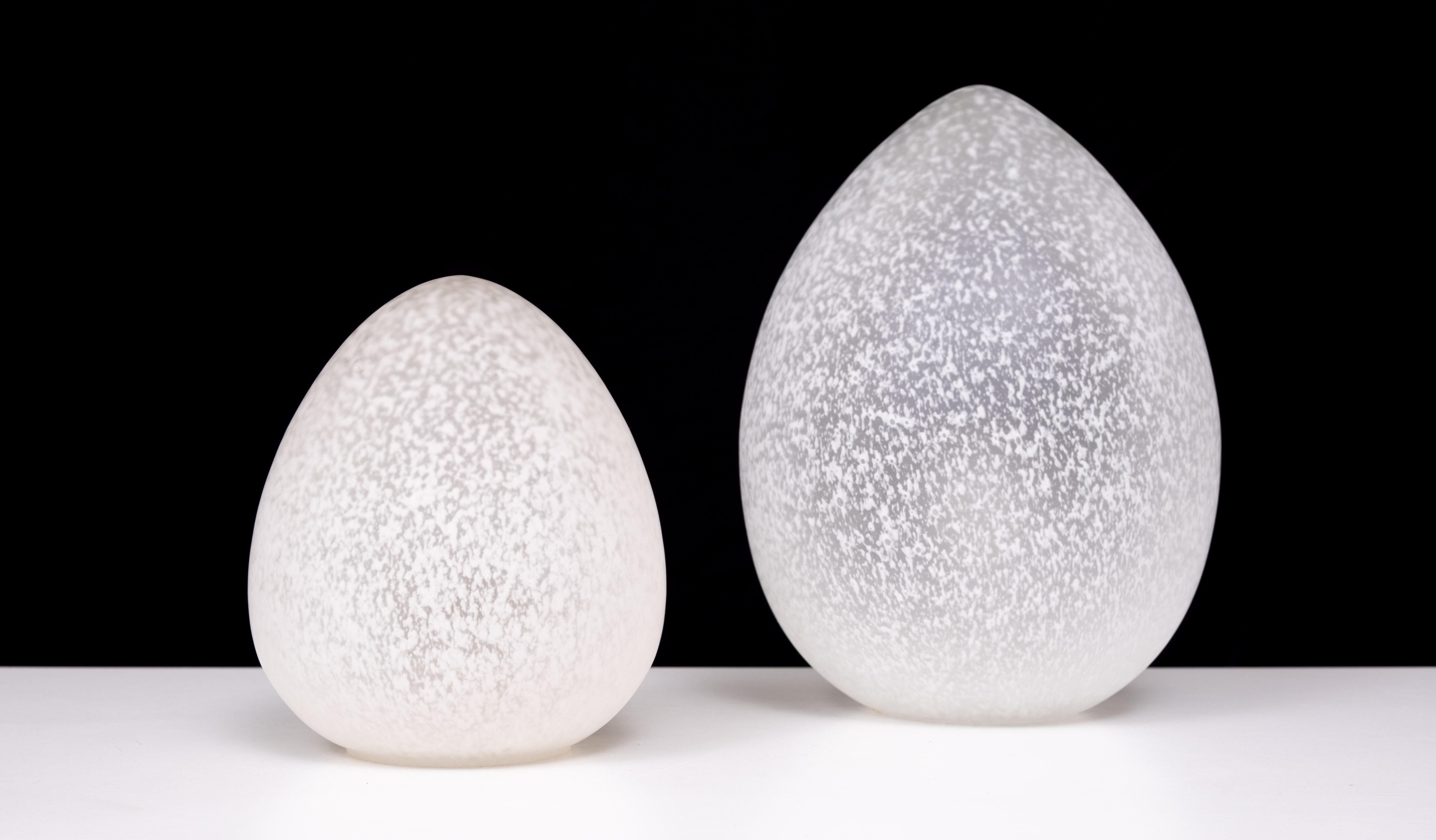 Francia set Lámparas huevo Domec Luminaires  1970s finales del siglo XX en venta