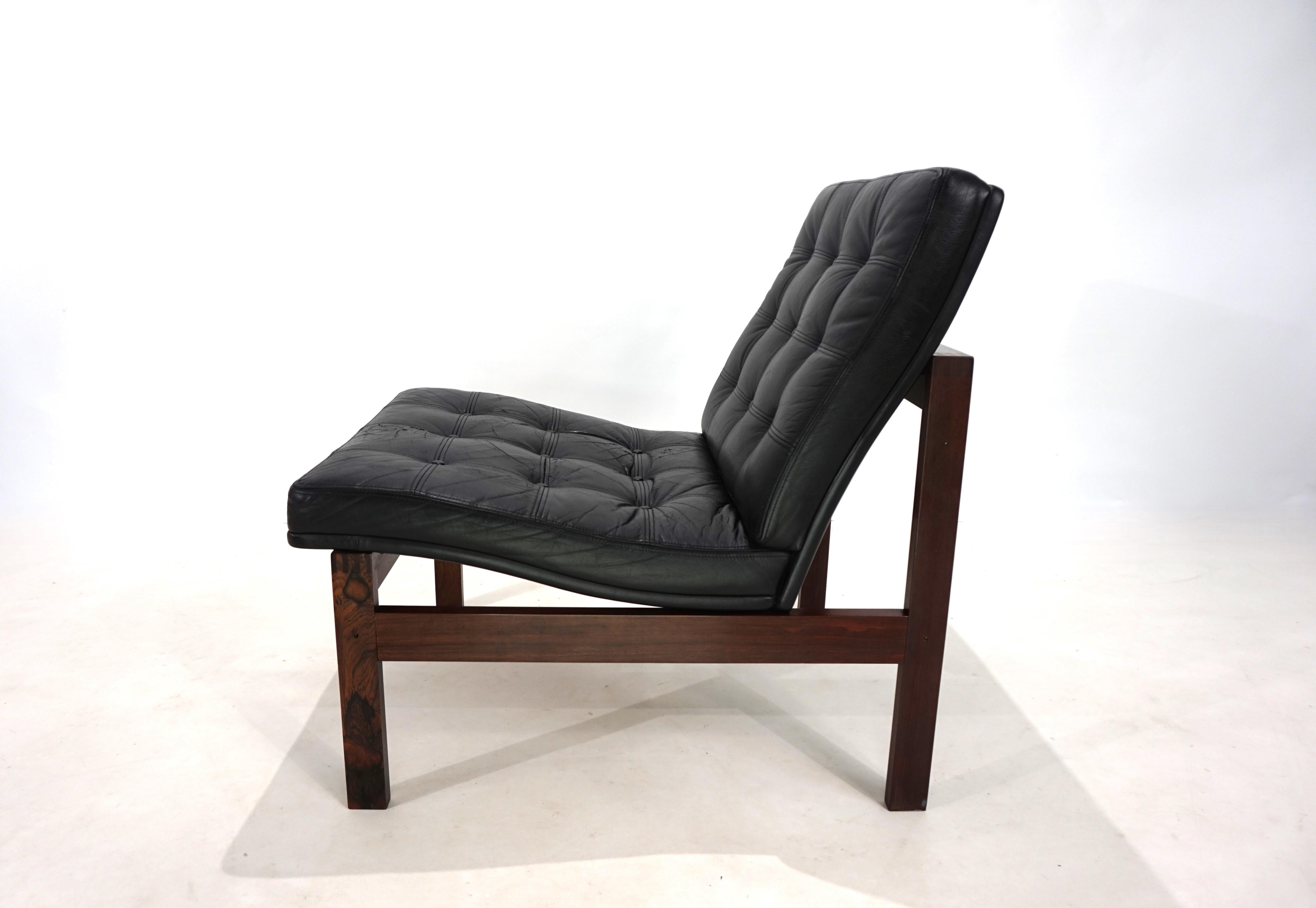 France & Son Modularer Ledersessel 175 von O. Gjerløv-Knudsen und T. Lind, 196 im Angebot 4
