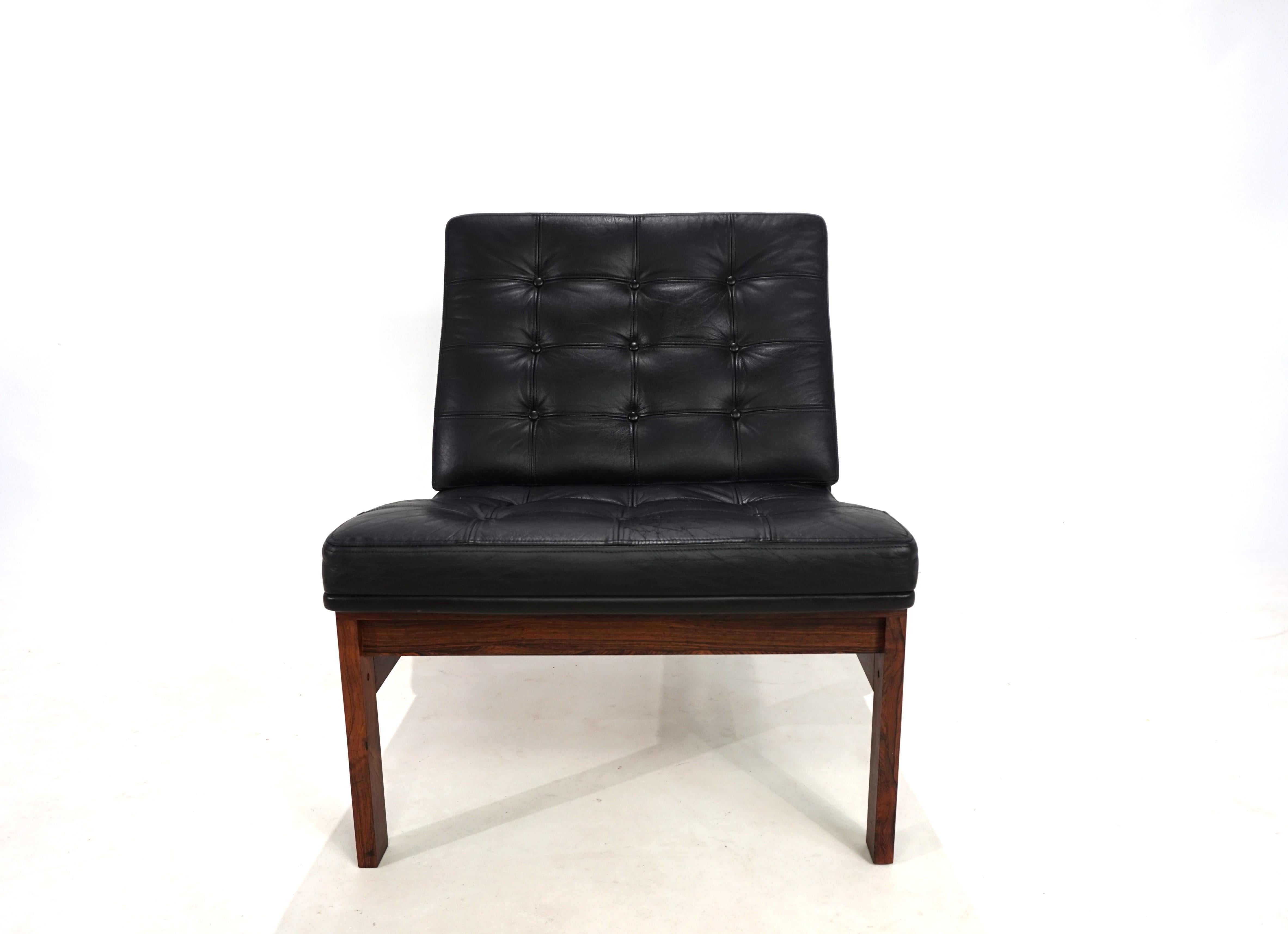 France & Son Modularer Ledersessel 175 von O. Gjerløv-Knudsen und T. Lind, 196 im Angebot 9