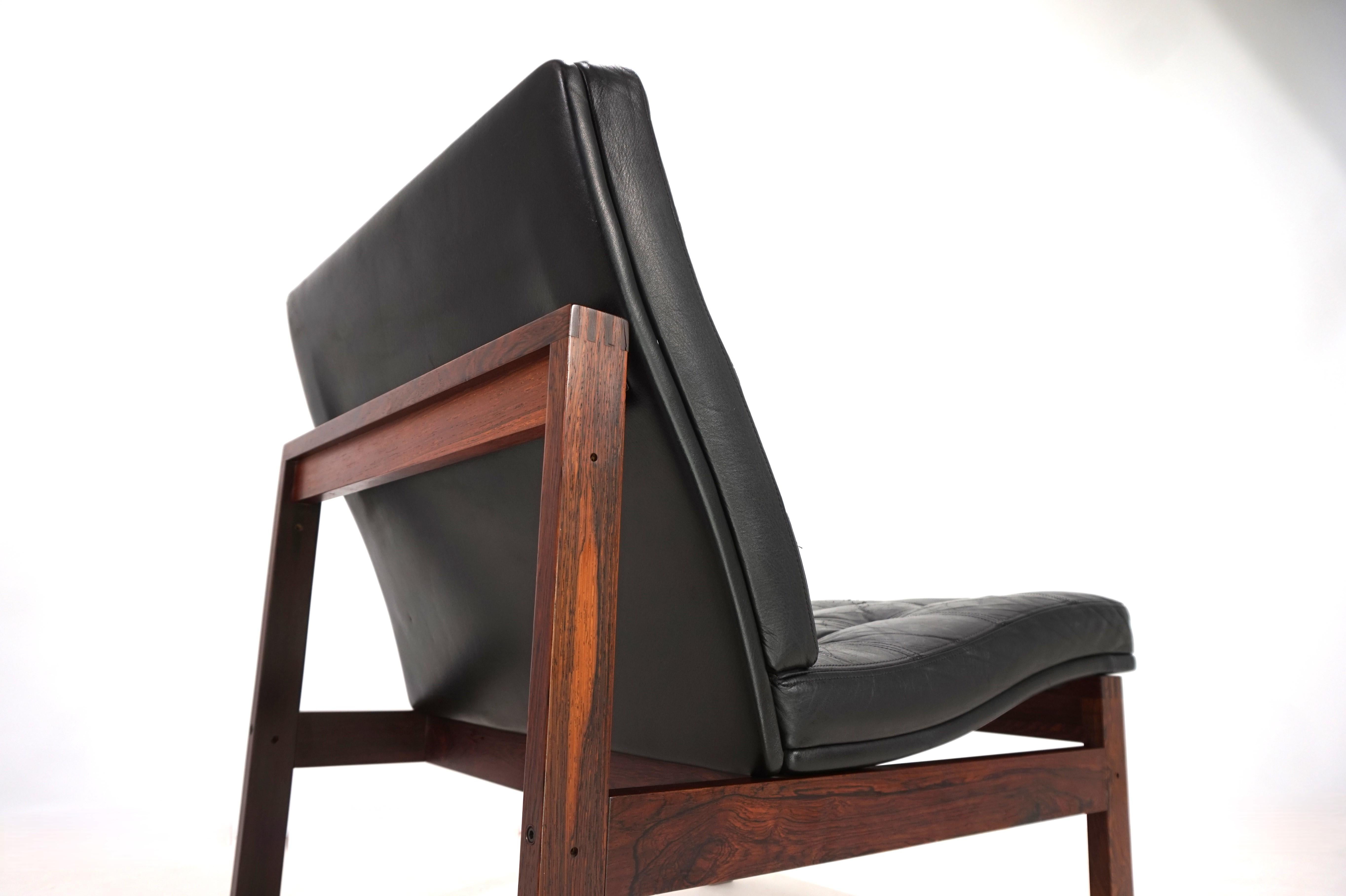France & Son Modularer Ledersessel 175 von O. Gjerløv-Knudsen und T. Lind, 196 im Angebot 10