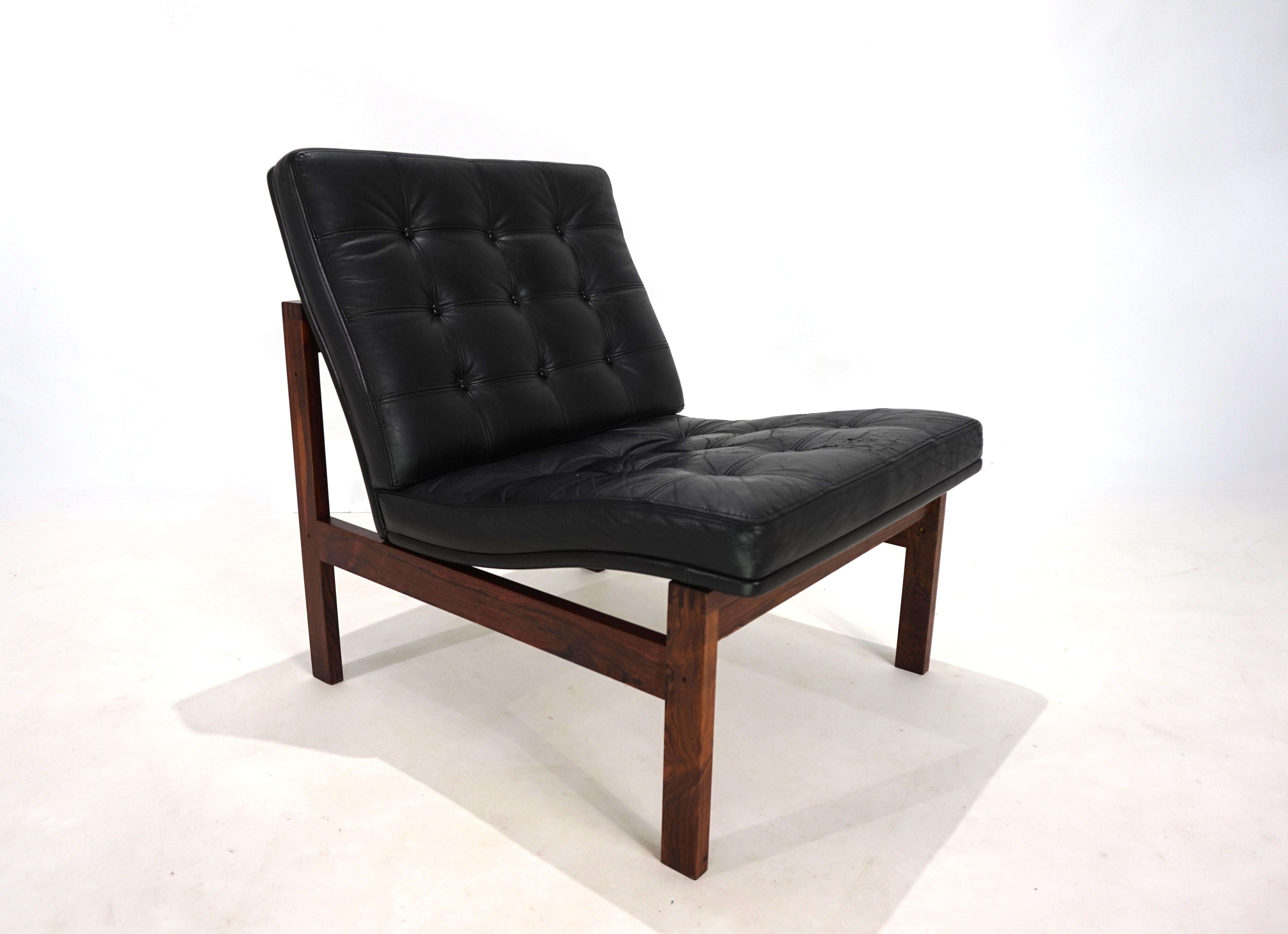 France & Son Modularer Ledersessel 175 von O. Gjerløv-Knudsen und T. Lind, 196 im Angebot 12