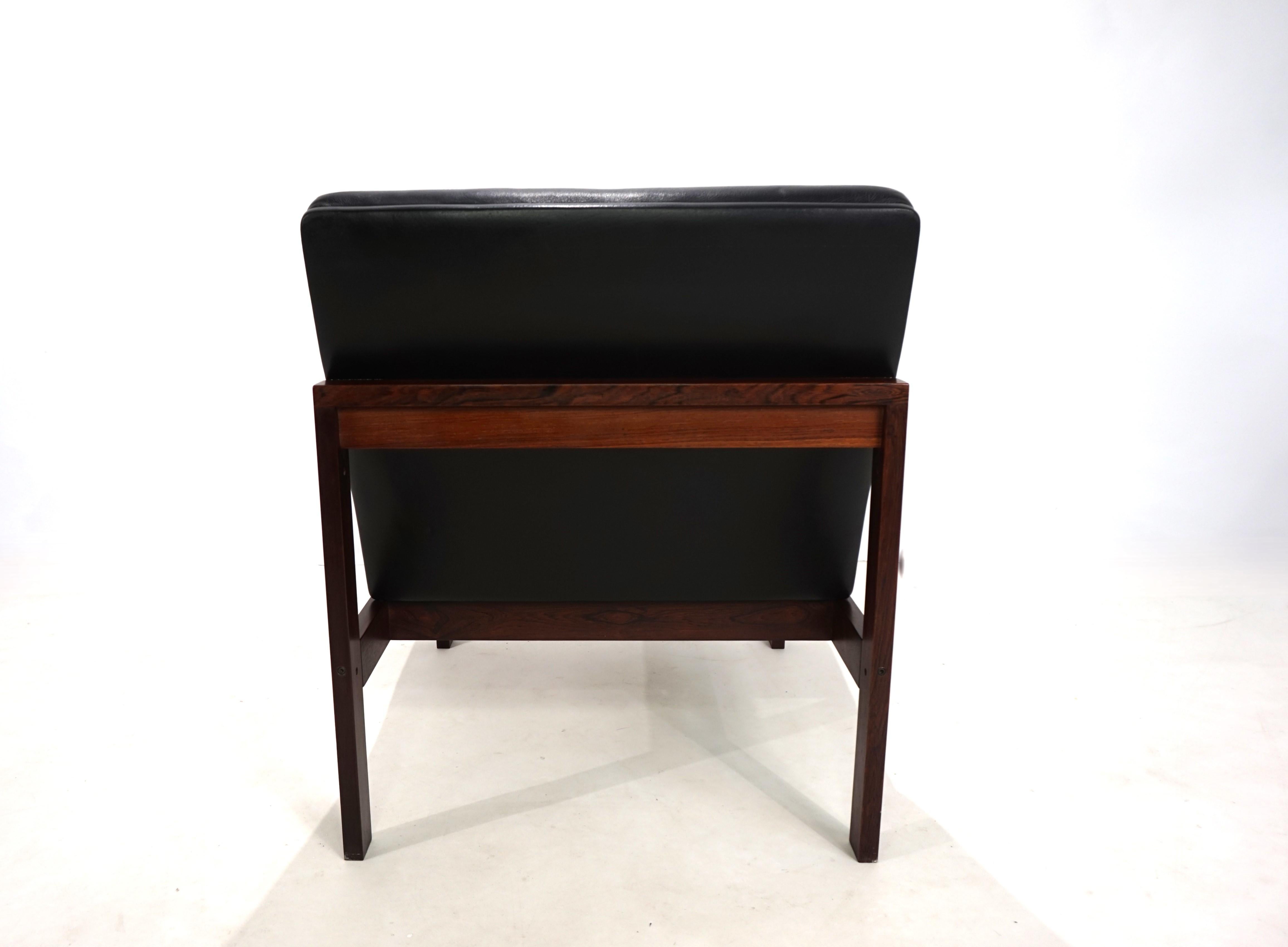 France & Son Modularer Ledersessel 175 von O. Gjerløv-Knudsen und T. Lind, 196 (Dänisch) im Angebot