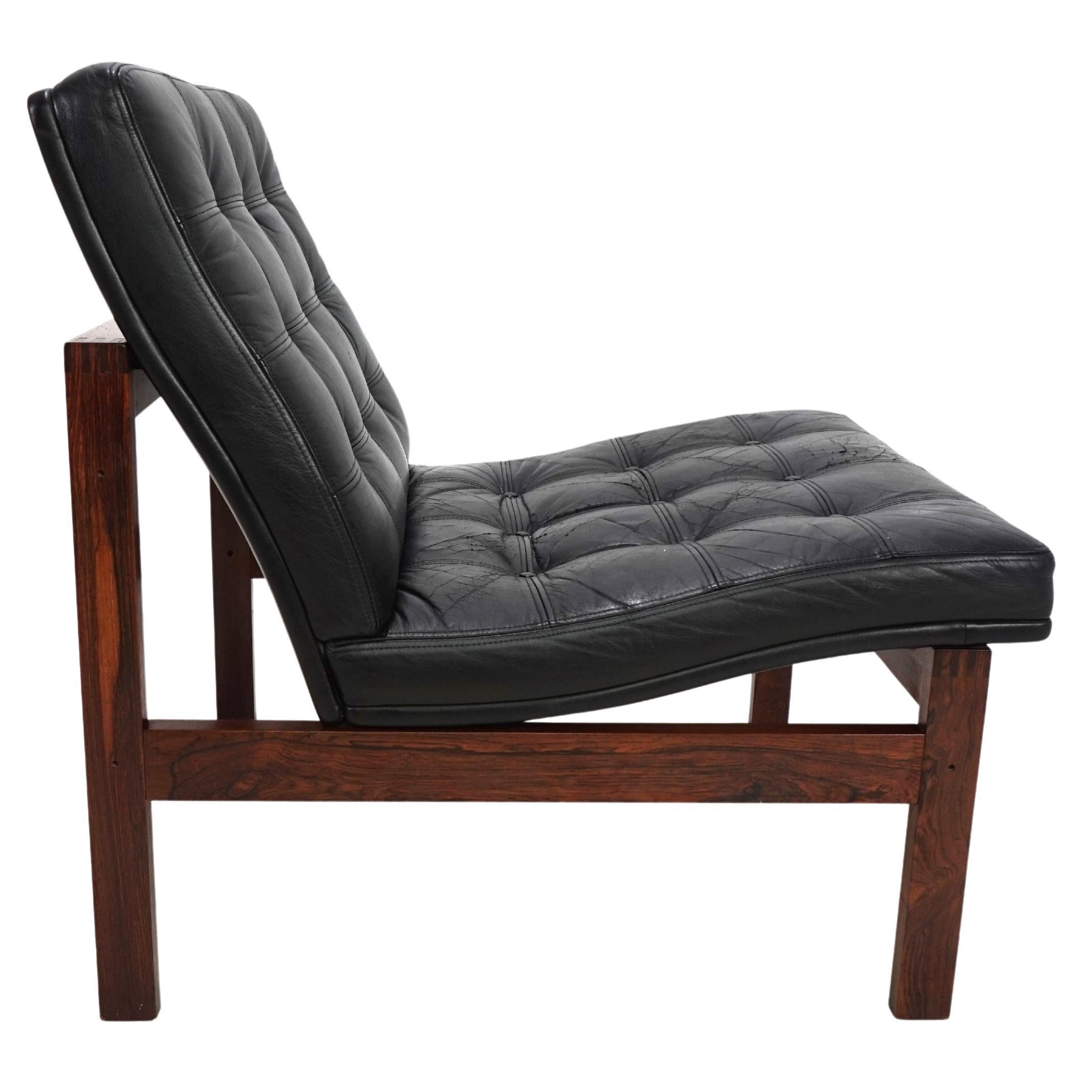 France & Son Modularer Ledersessel 175 von O. Gjerløv-Knudsen und T. Lind, 196 im Angebot