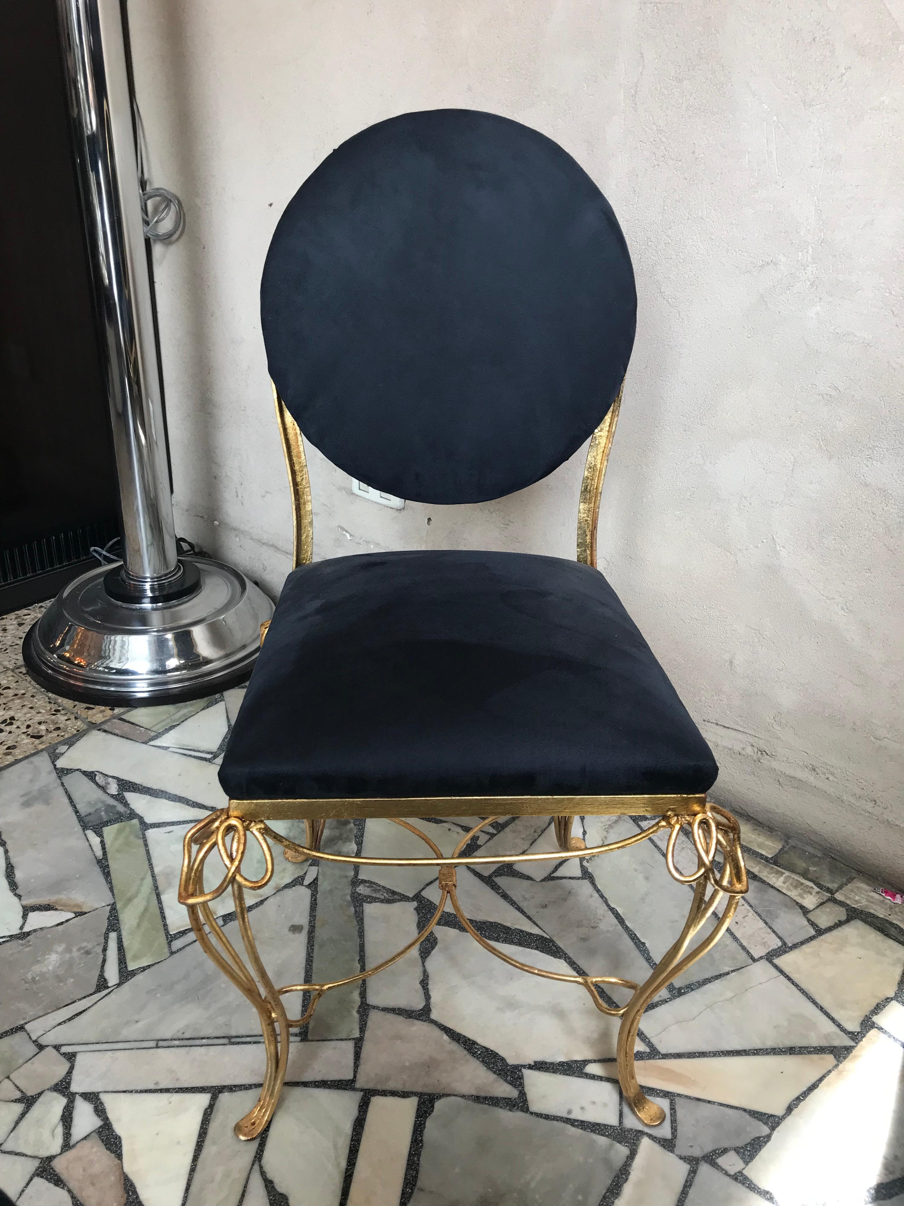 Table France « 6 Persons », 4 Chaises et 2 Fauteuils Année : 1900, Art Nouveau en vente 2