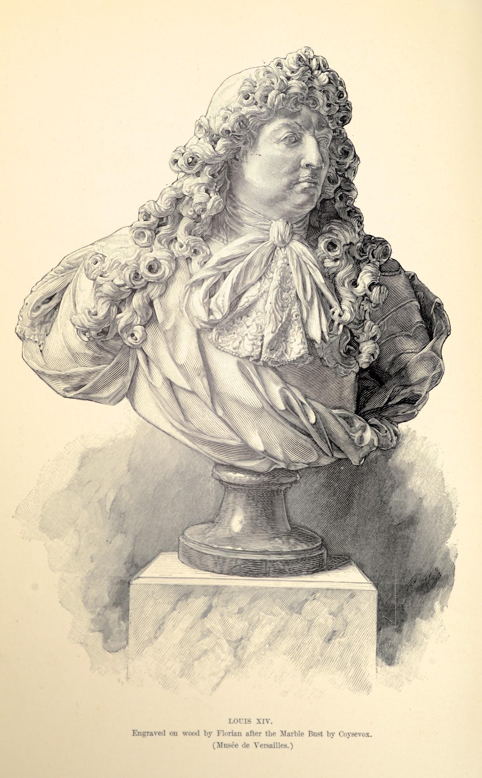 France Under Louis XIV [Le Grand Siecle], Its Arts, Its Ideas by Mrs. Cashel Huey. Charles Scribner's Sons, New York, 1897. First Edition hardcover. 470 pp. With 34 copper engravings and numerous other b&w plates. The book attempts to unravel the