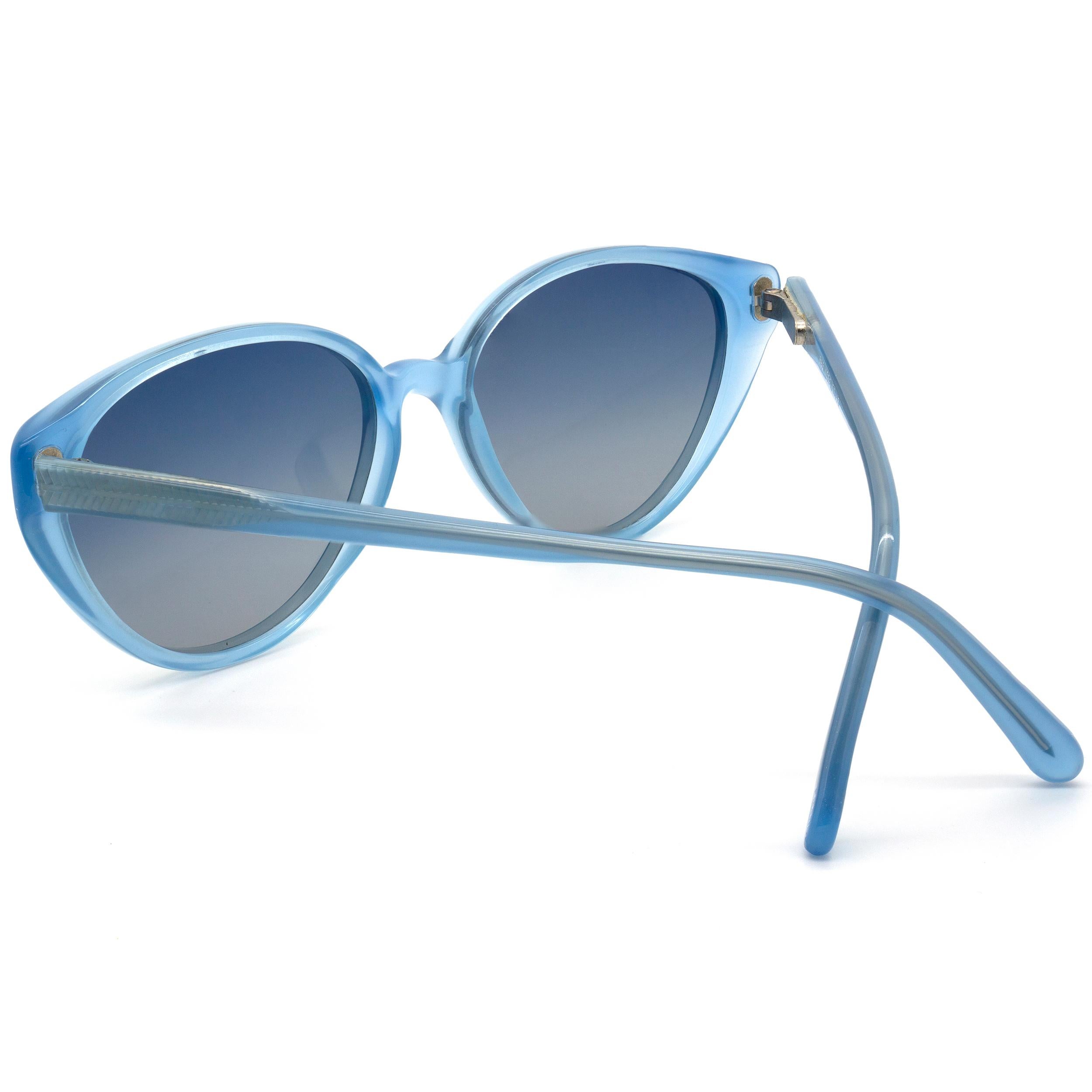 Blue France vintage cat eye sunglasses by Argos For Sale