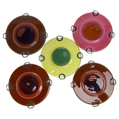 France’s and Michael Higgins Glass Rondelay Art Sculpture