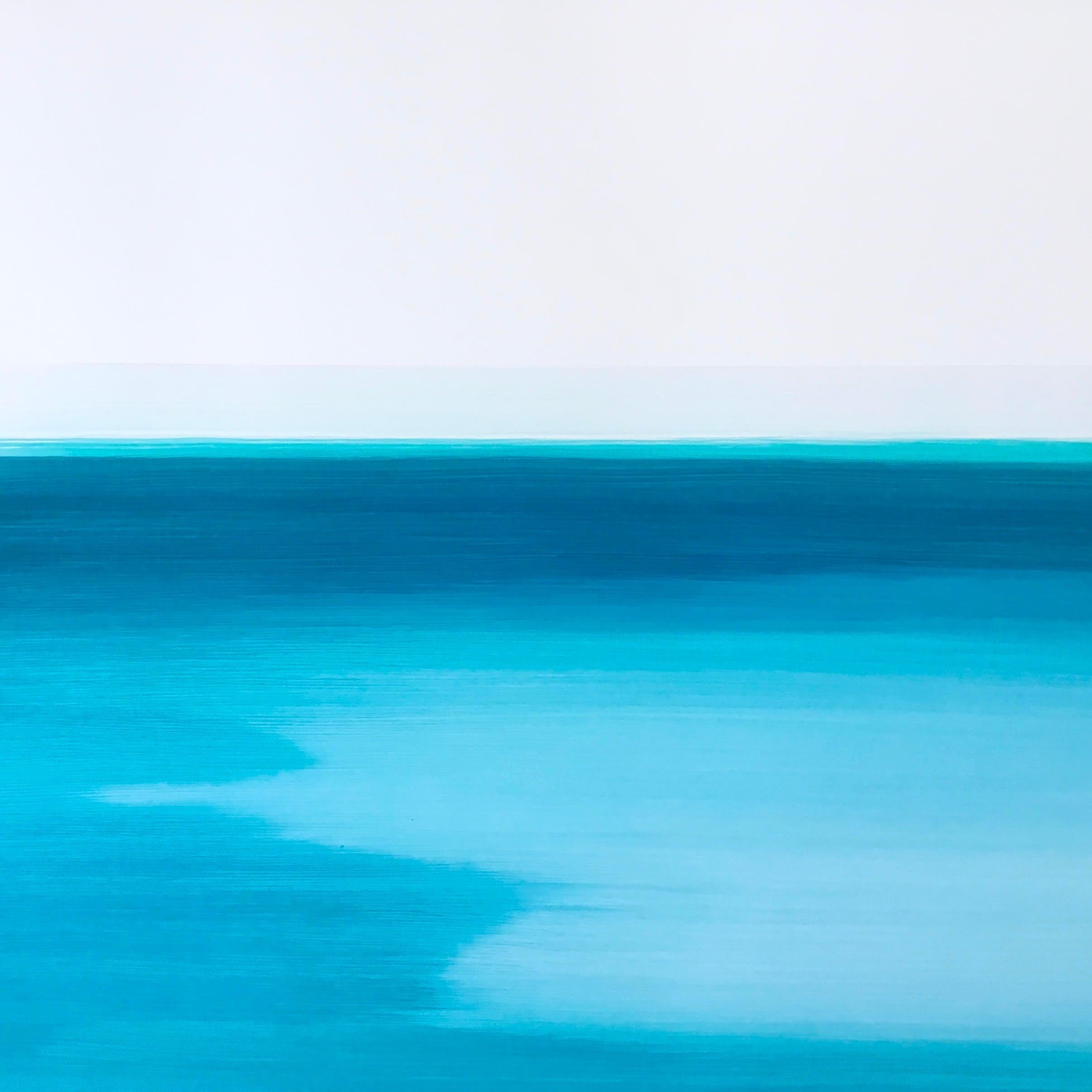 Frances Ashforth Landscape Painting - Blue Ocean 3