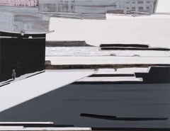FRANCES BARTH COM 1, 2011 Acrylic, digital photo, on gessoed panel
