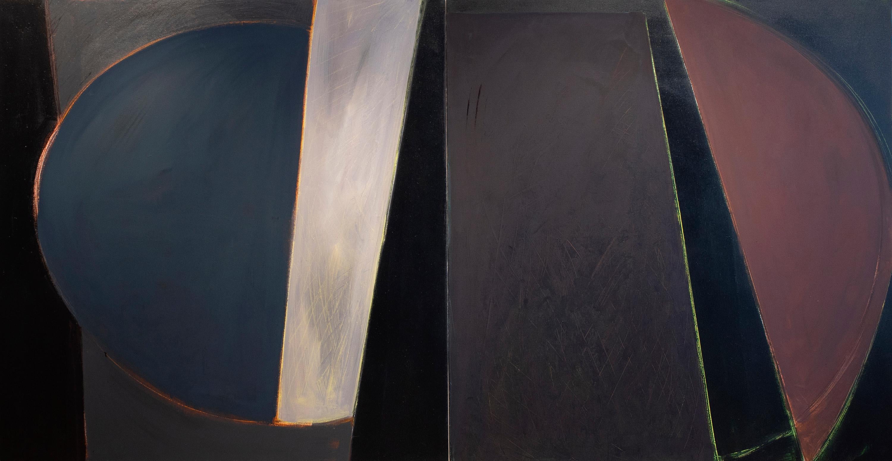 Frances Barth Abstract Painting – Mariner