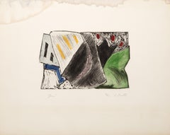 Goro, Modern Color Etching by Frances Barth