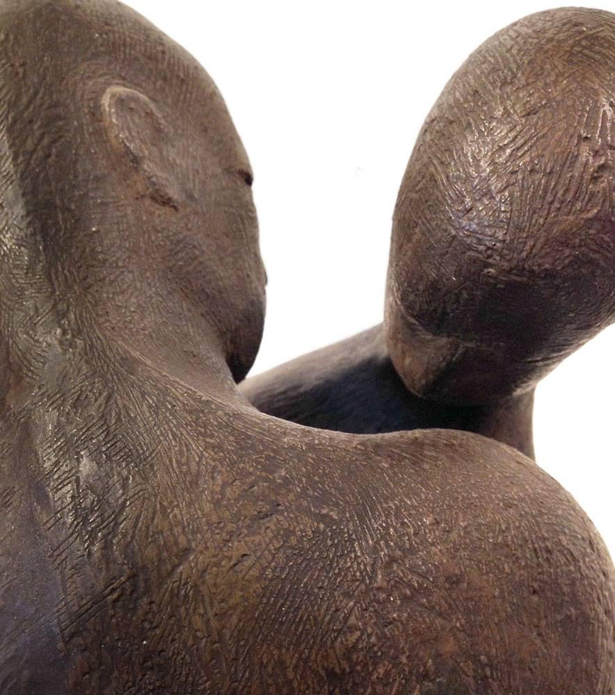 The Lovers; Frances Besner Newman; Terrakotta im Angebot 1