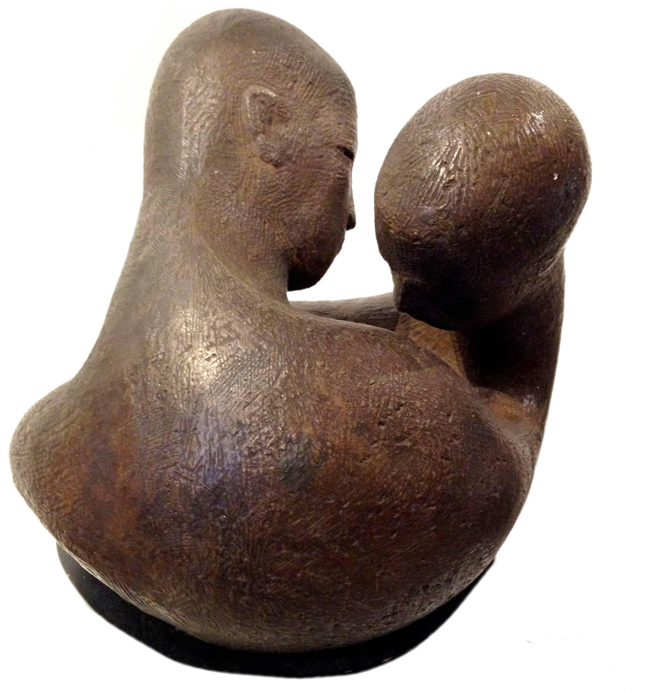 The Lovers; Frances Besner Newman; Terrakotta im Angebot 3