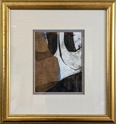 Mini-tableau abstrait contemporain encadré - Untitled