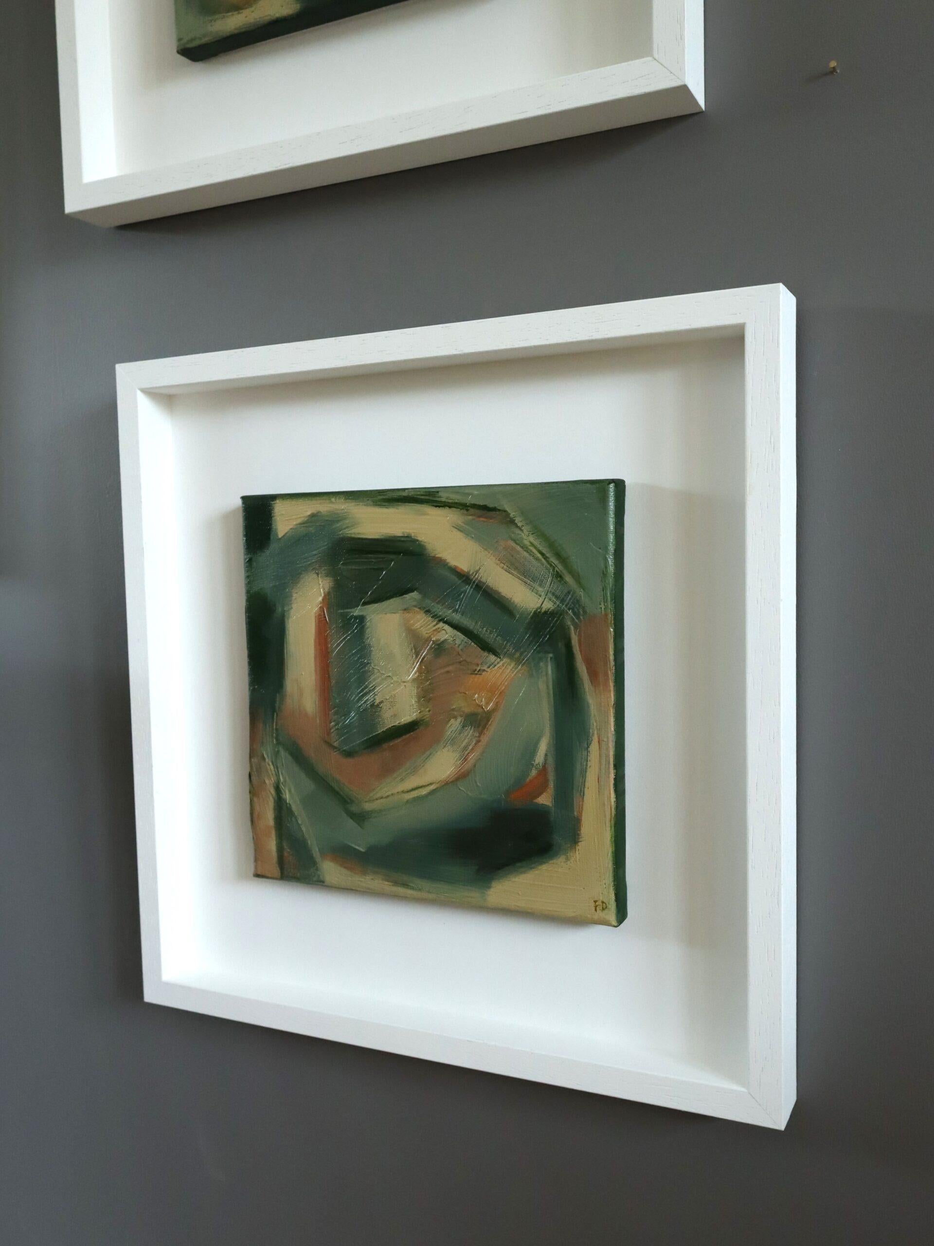 Contemporary Modernist Original Abstract Acrylic Painting - Forest Bathing I For Sale 2