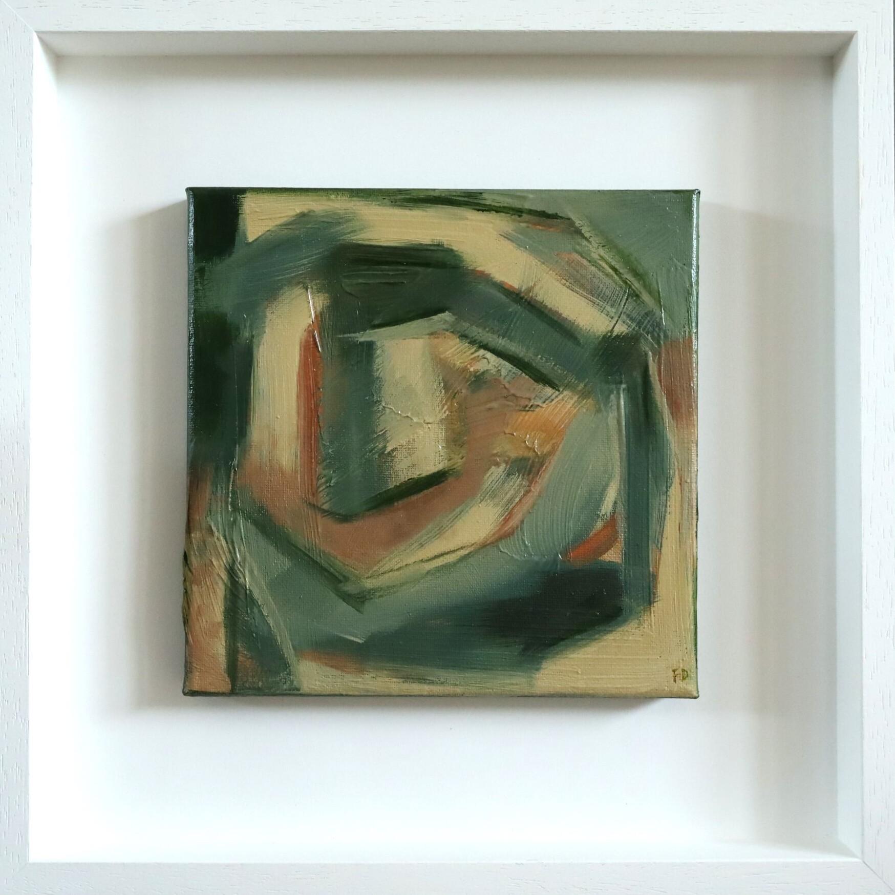 Frances Daws Abstract Painting - Contemporary Modernist Original Abstract Acrylic Painting - Forest Bathing I