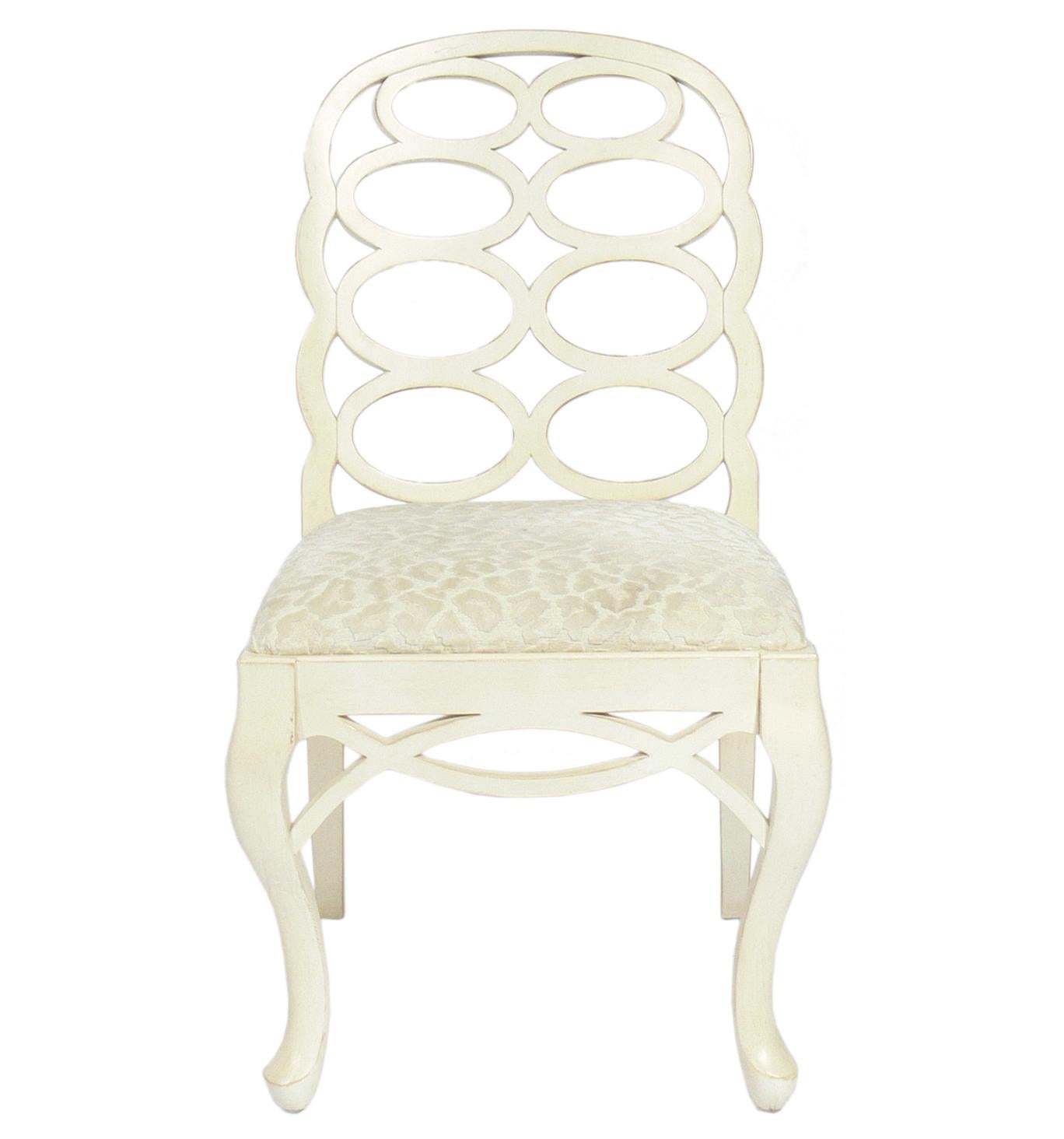 American Selection of Frances Elkins Loop Chairs For Sale