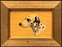 Dog Portrait of a Dalmatian by Frances Mabel Hollams circa 1930s