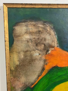 Frances Gershwin Godowsky Modernist Abstract Oil, Ca. Early 1960s