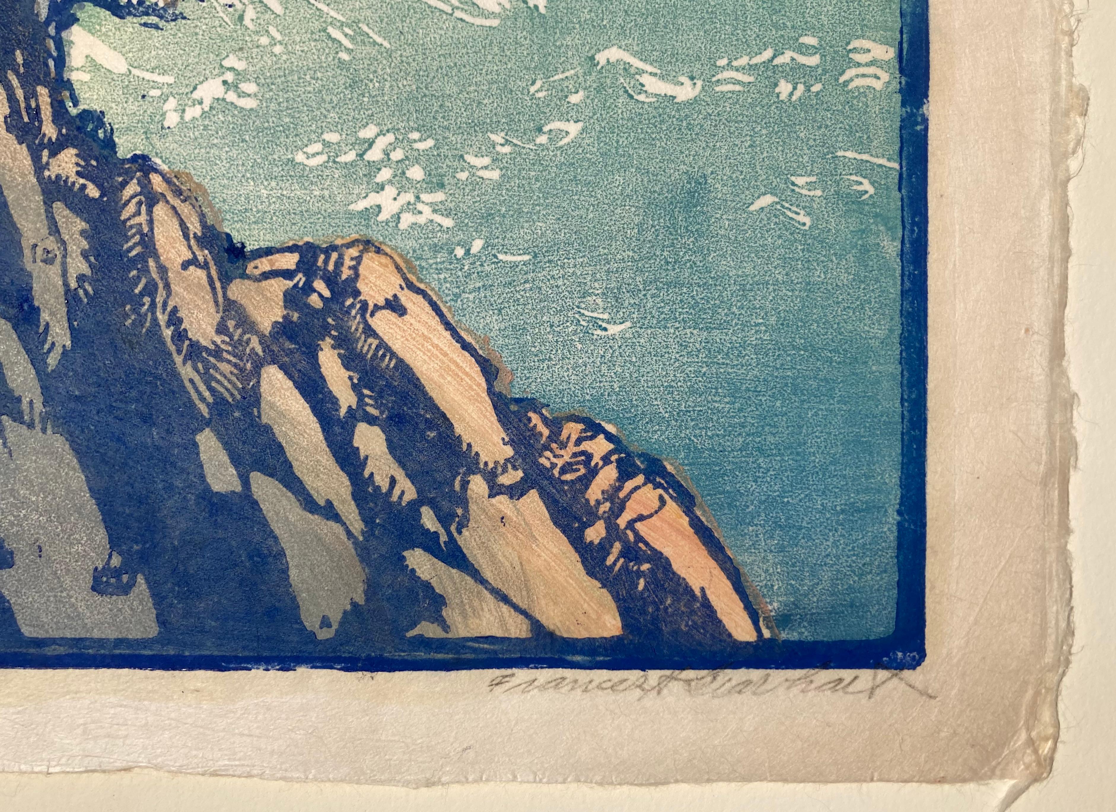 STORM LINED - Gearhart di grande formato - Print Impressionismo astratto di Frances H. Gearhart