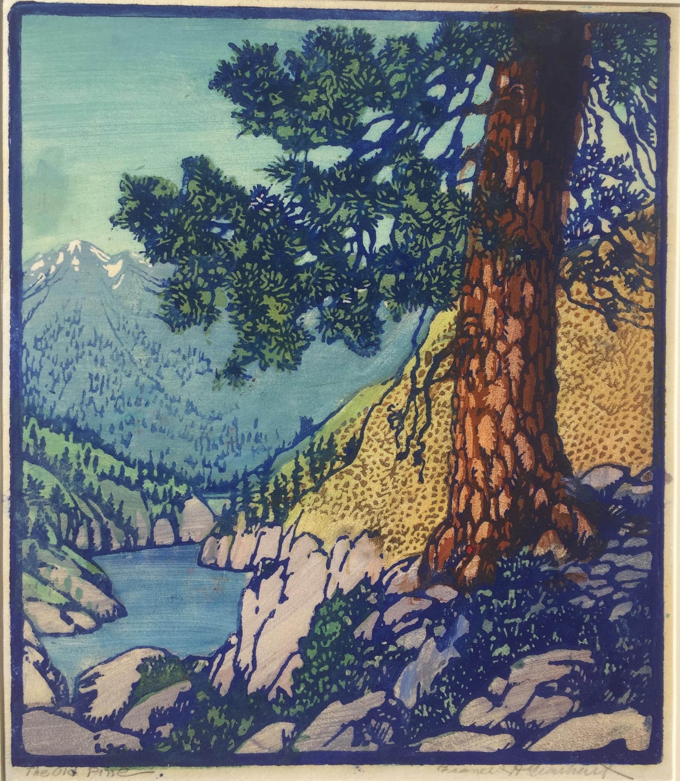 Frances H. Gearhart Landscape Print - The Old Pine