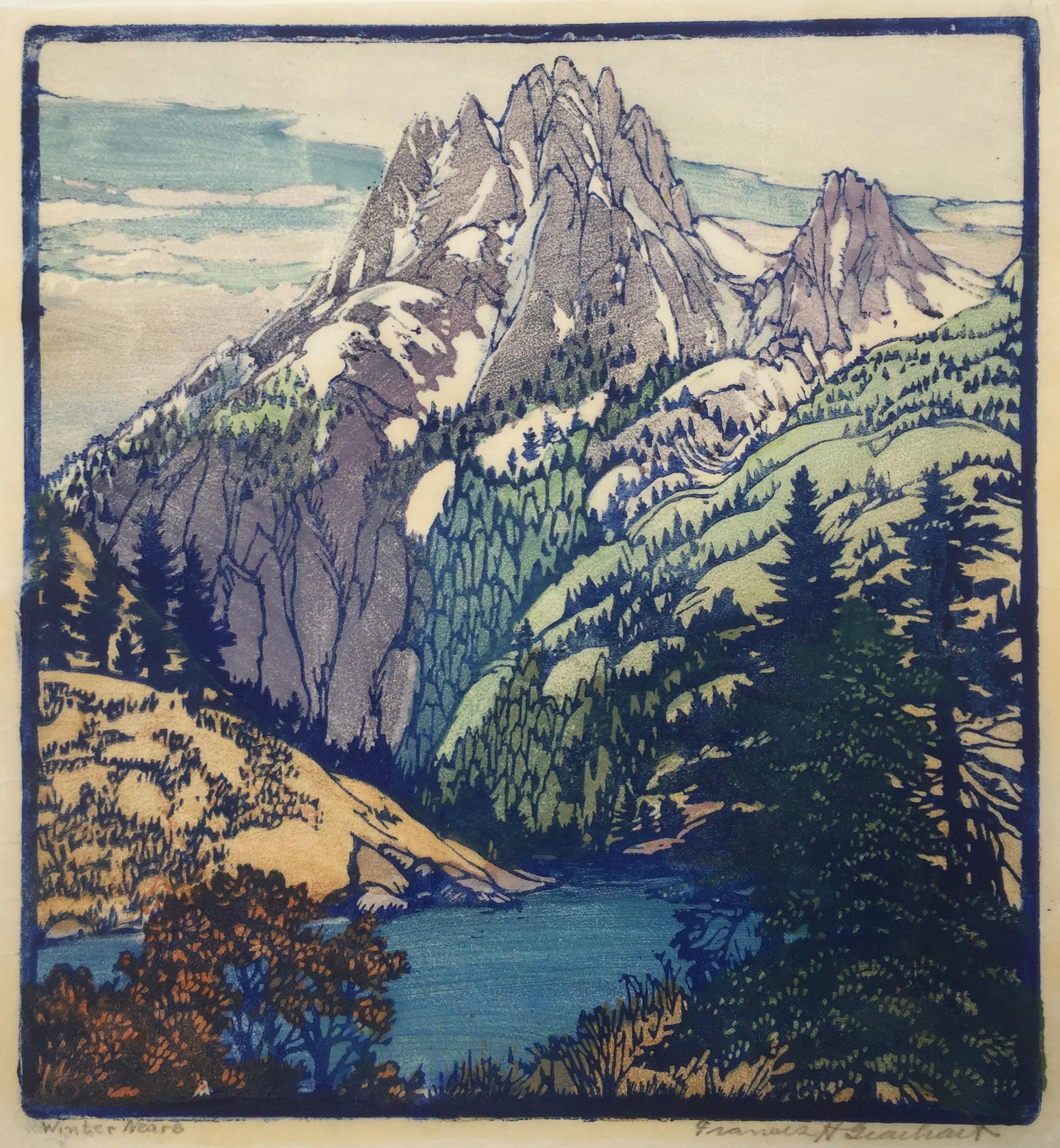 Frances H. Gearhart Landscape Print - WINTER NEARS