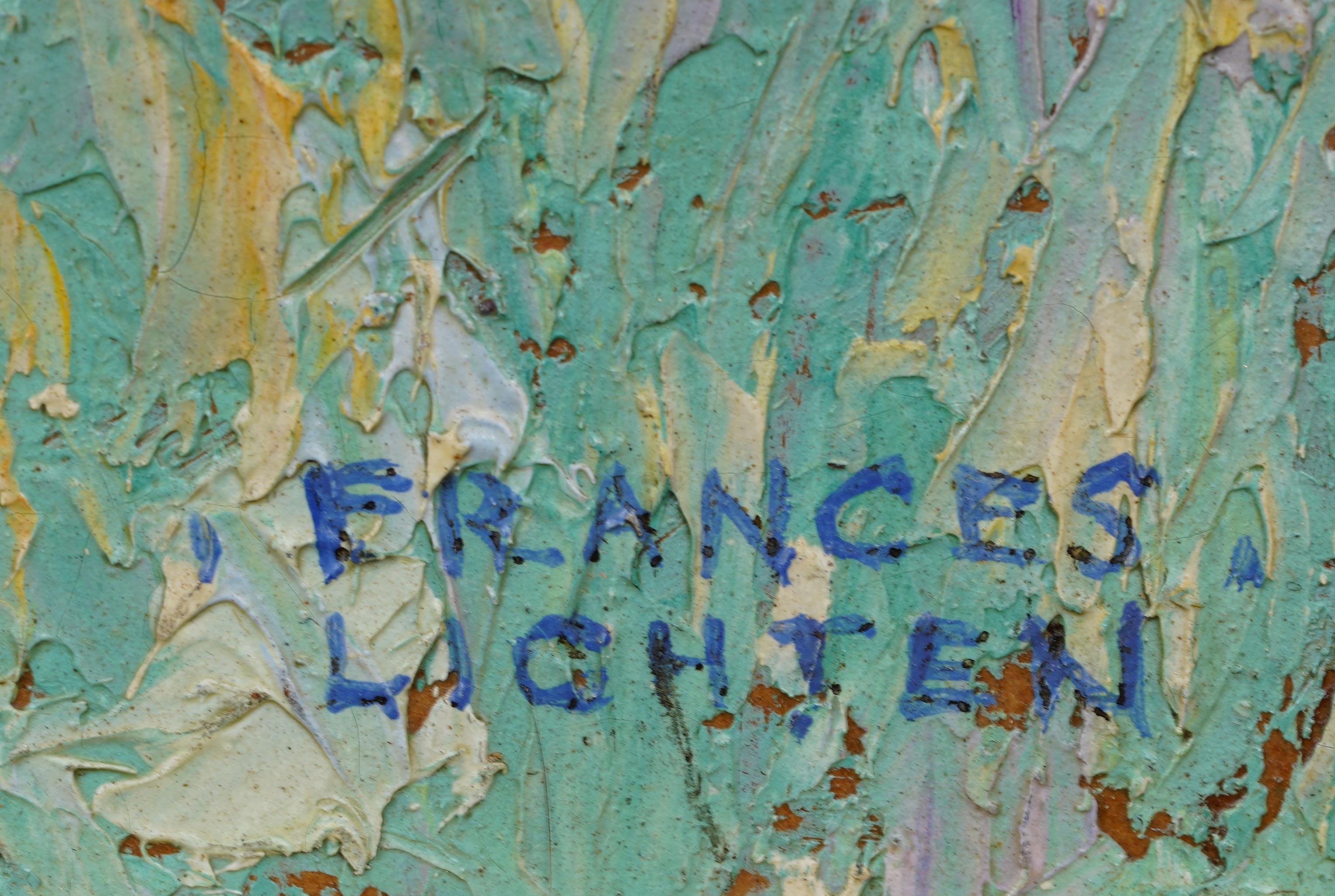 Peinture à l'huile impressionniste américaine ancienne, joliment encadrée, paysage de Pennsylvanie en vente 3